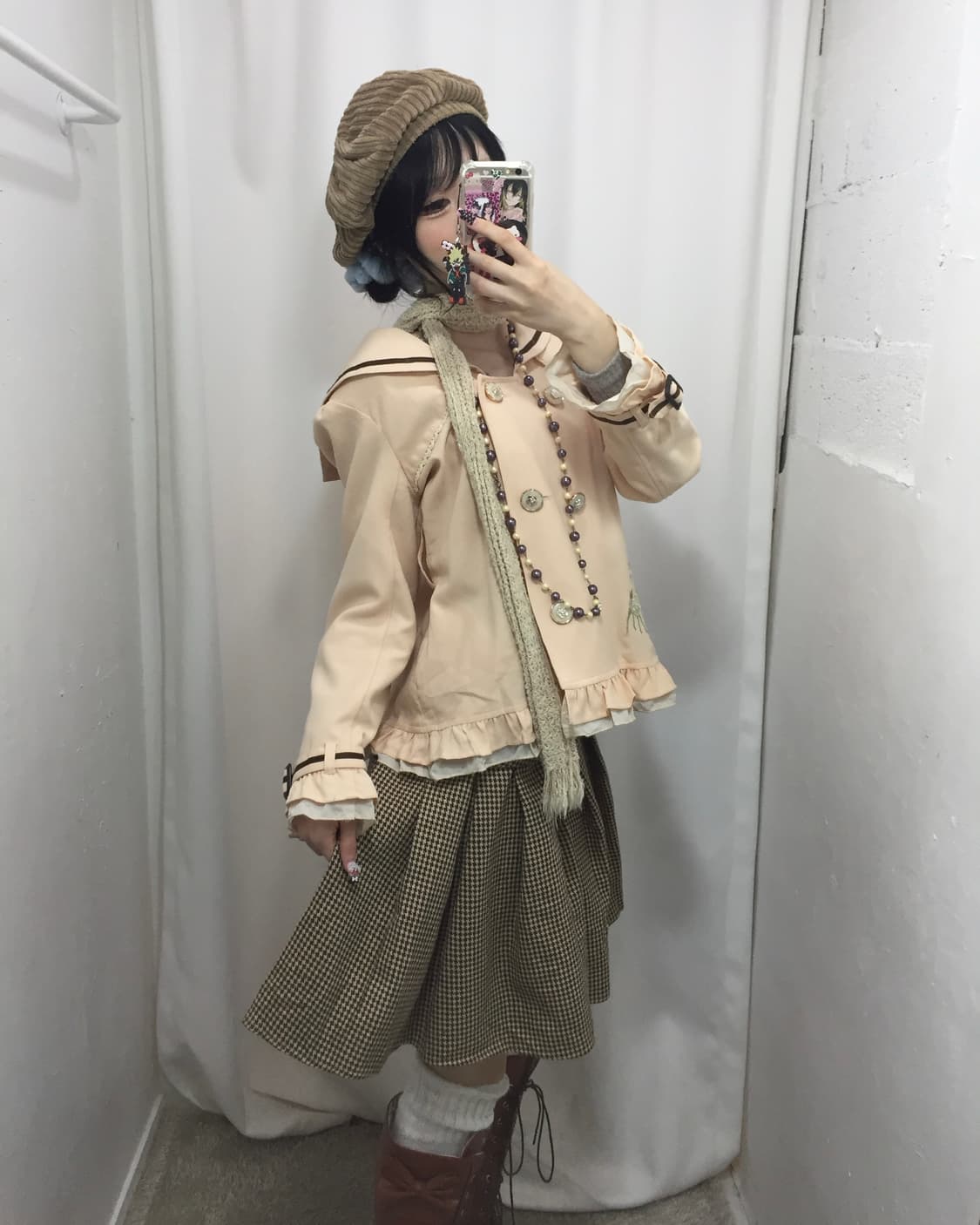 AXES FEMME 액시즈팜 프릴 디어 코트 상품이미지1