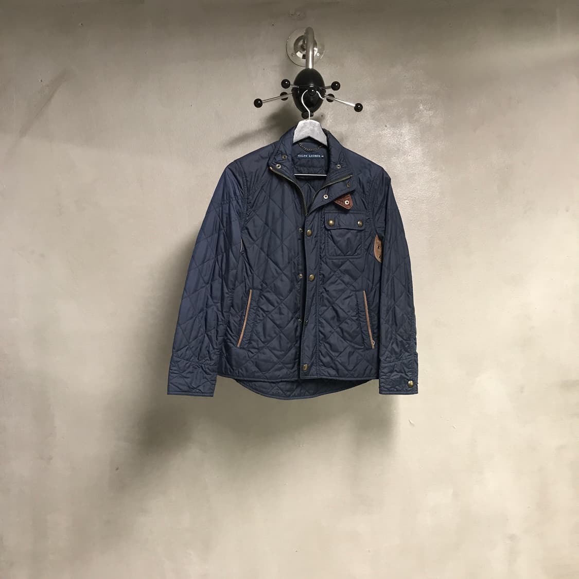 폴로 랄프로렌 퀄팅 자켓 네이비 XS(W) 상품이미지1