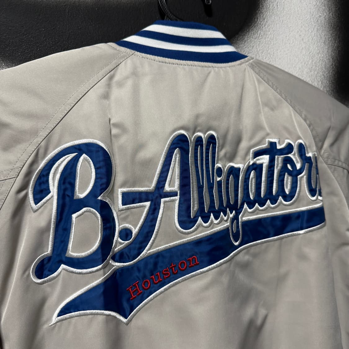 VTG 빈티지 빅사이즈 리버시블 올드스쿨 자수 패치 바시티 자켓 상품이미지6