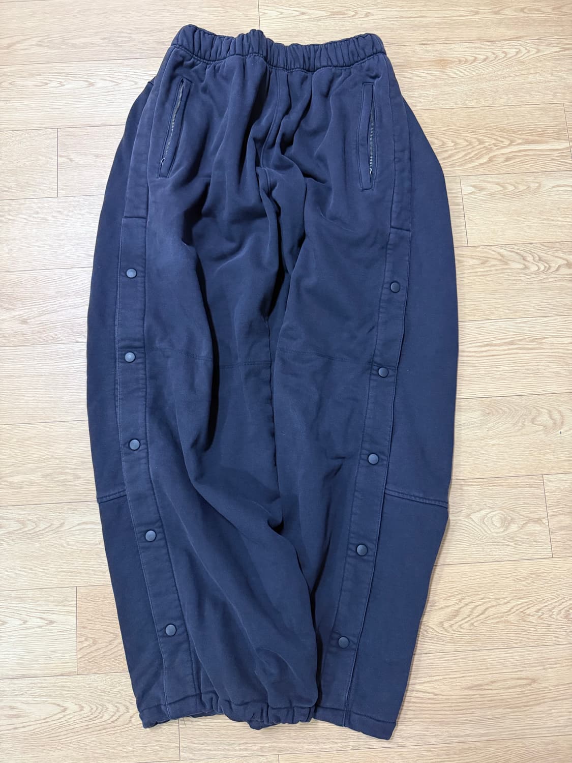 폴리테루 웜업 팬츠 네이비 2사이즈 상품이미지2