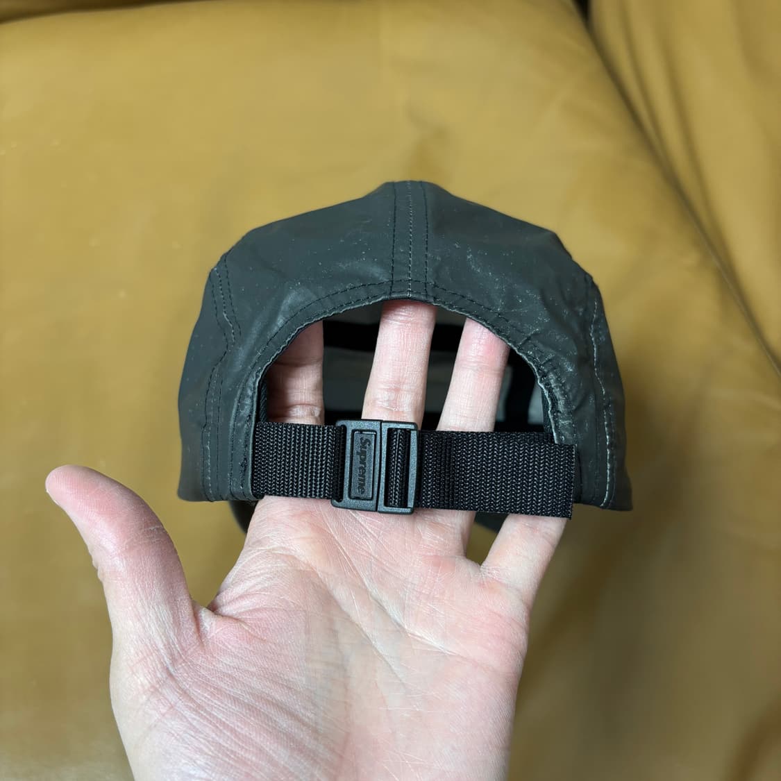 슈프림 캠프캡 모자 박스로고 리플렉티브 스페클 블랙 상품이미지8