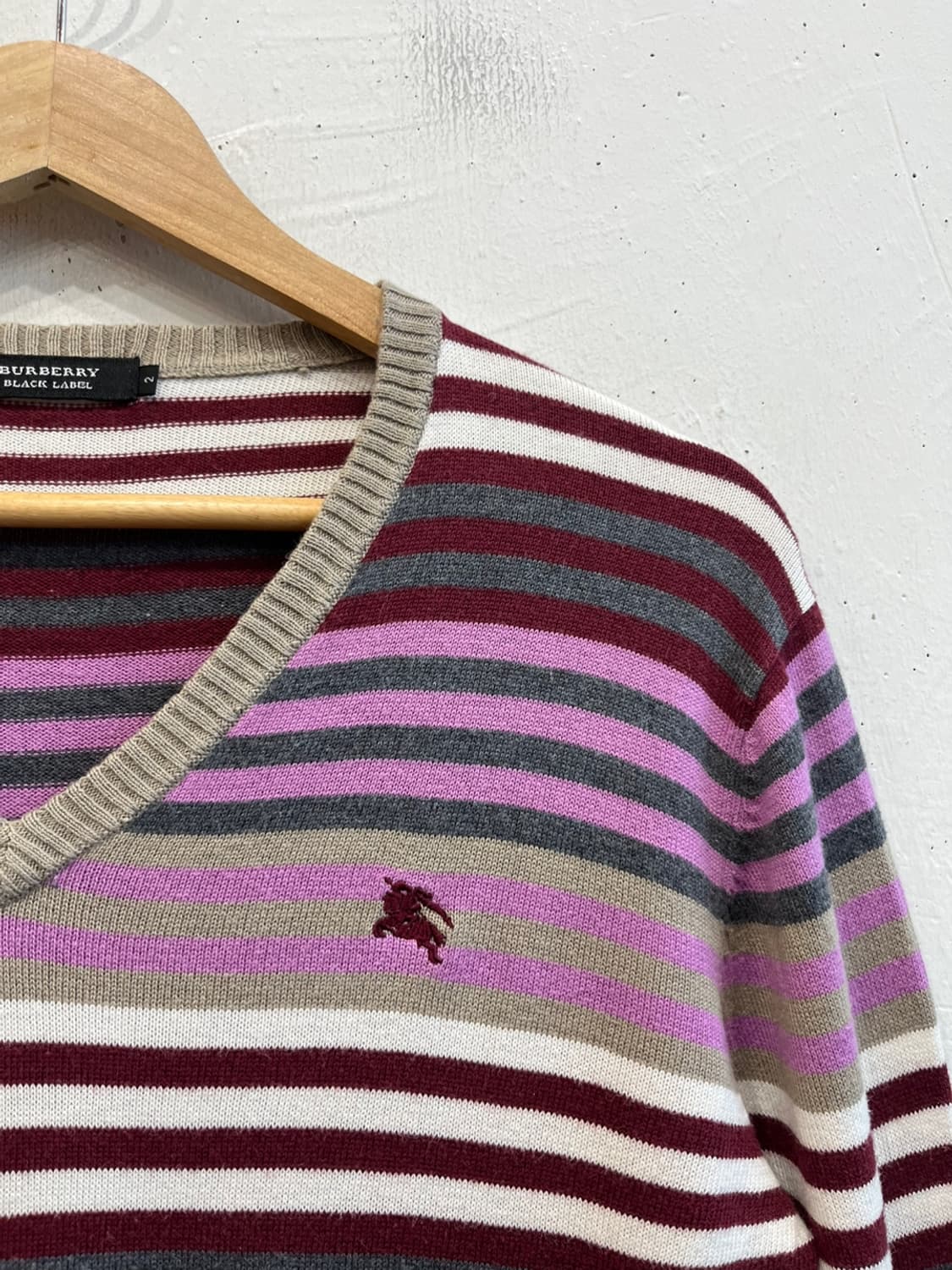 버버리 블랙라벨 코튼 울 니트 우먼즈 상품이미지2