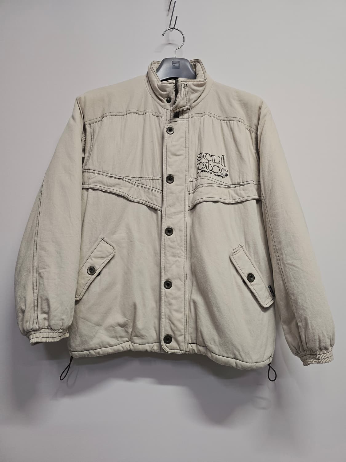 sculptor 스컬프터 아이보리 패딩 점퍼 상품이미지1