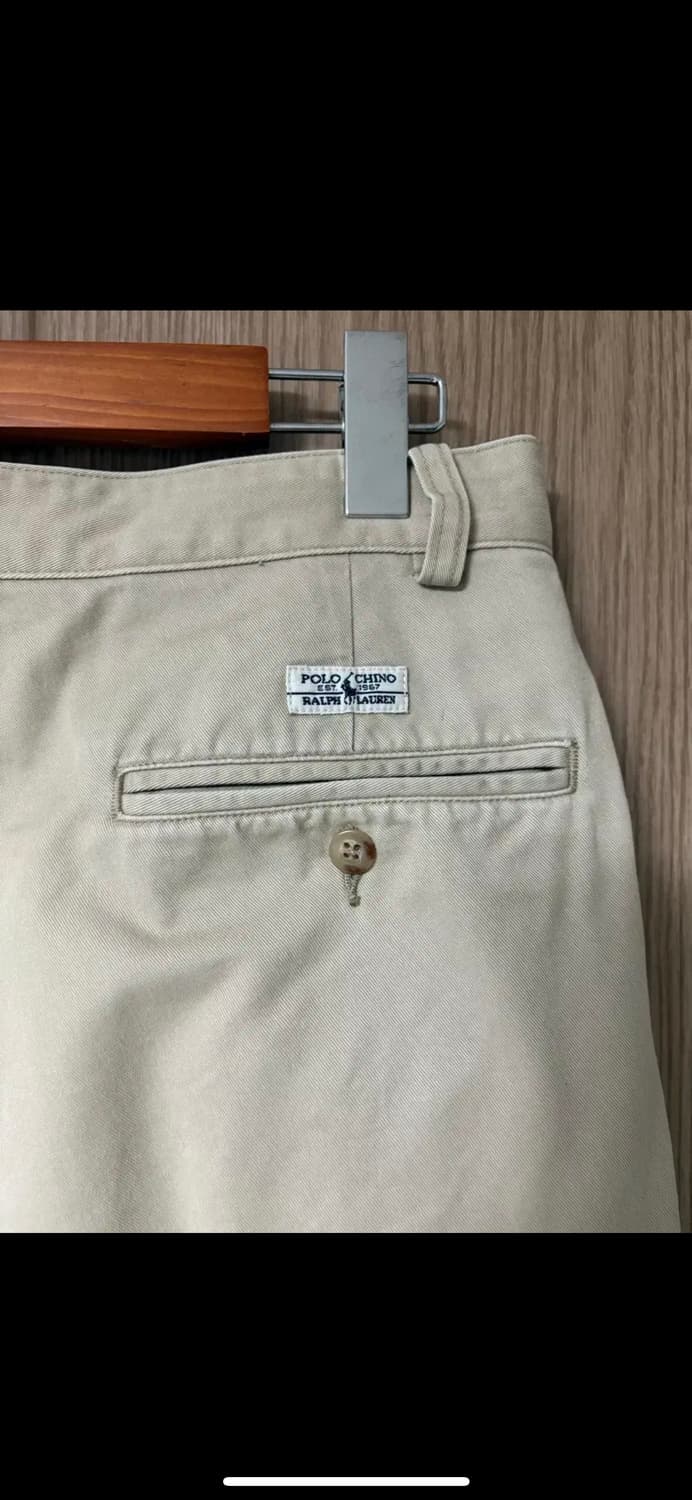 폴로 랄프로렌 클래식 투턱 치노팬츠 베이지 32x34 상품이미지3