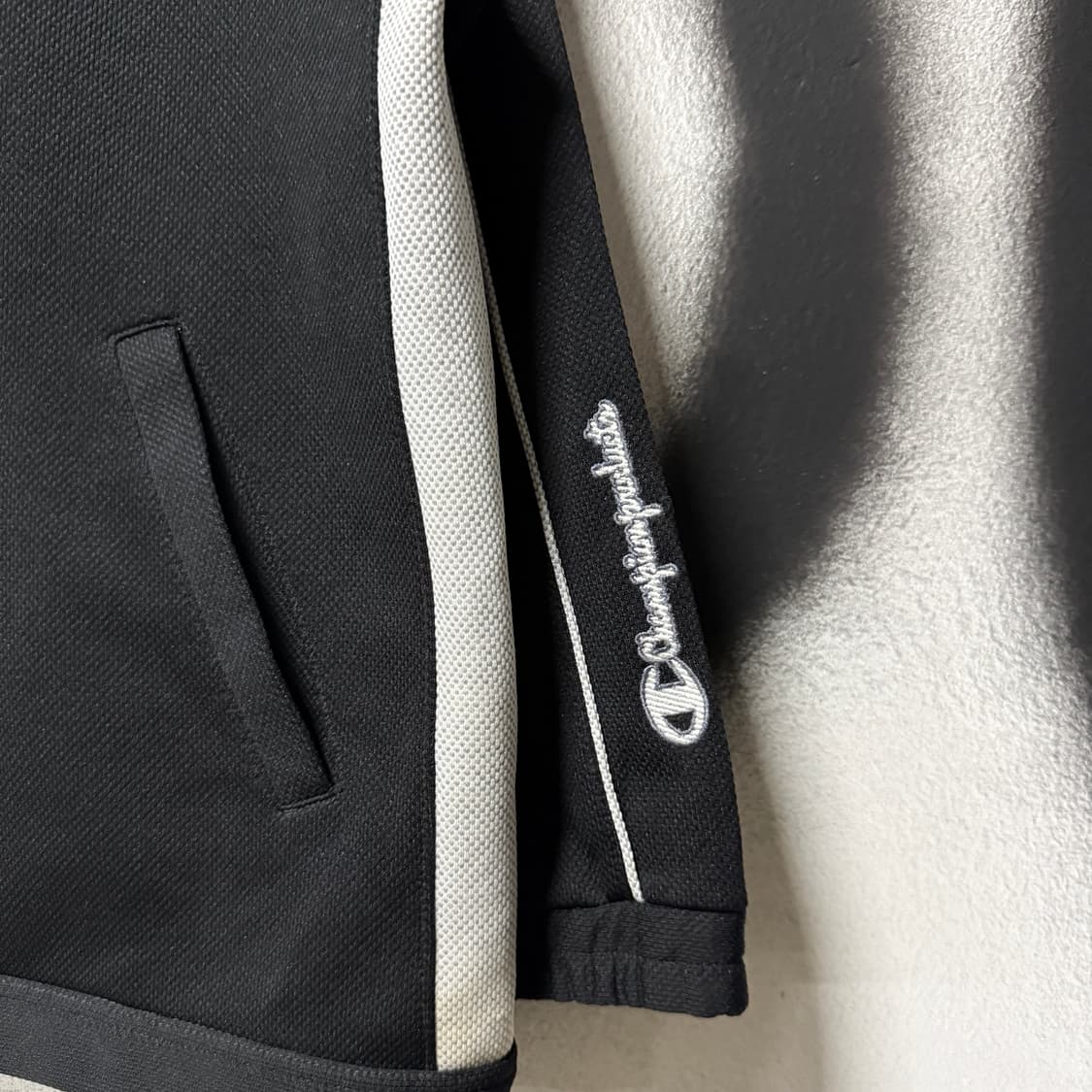 챔피온 재팬 올드스쿨 범고래 배색 집업 져지 자켓 상품이미지4