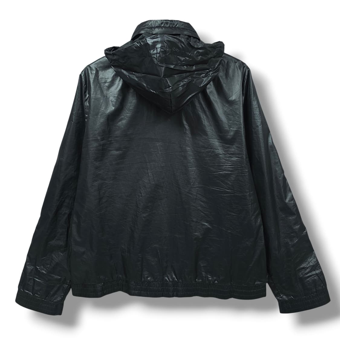 [L] 아디다스 블랙&화이트라인 오리지널 유광 풀집 후드 바람막이 상품이미지2