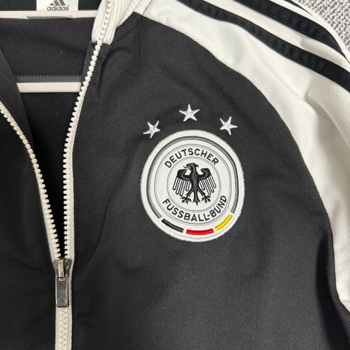 아디다스 독일 져지 블랙 화이트 105 트랙탑 상품이미지3