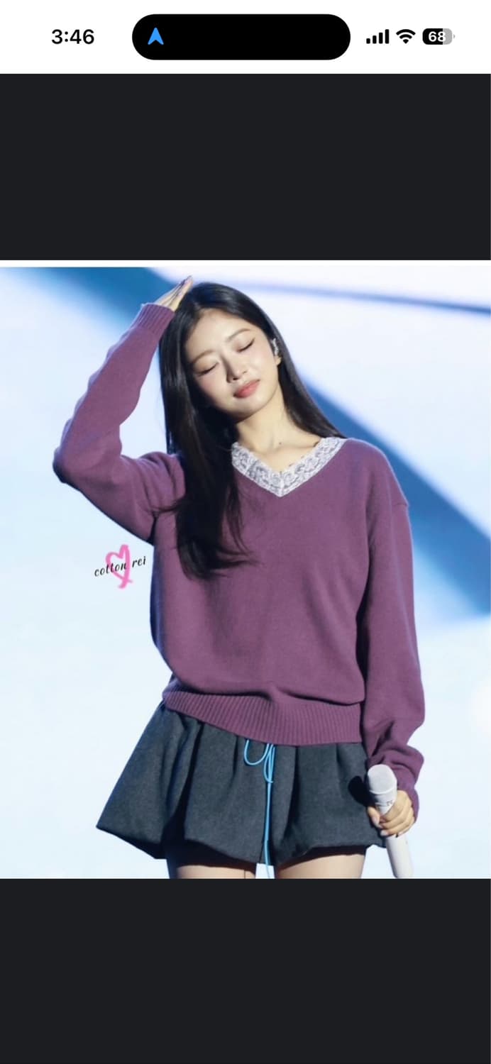 (택있는 새상품) (아이브 레이) ANS DOTSLOEVNER 퍼프 스커 상품이미지5