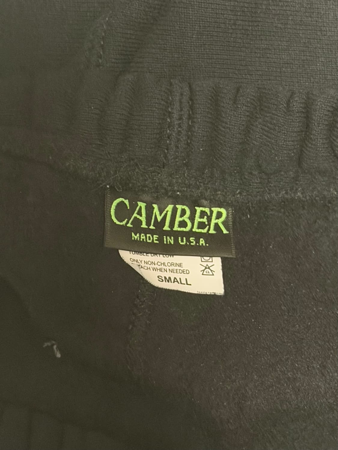 캠버 스웻팬츠 블랙 상품이미지3