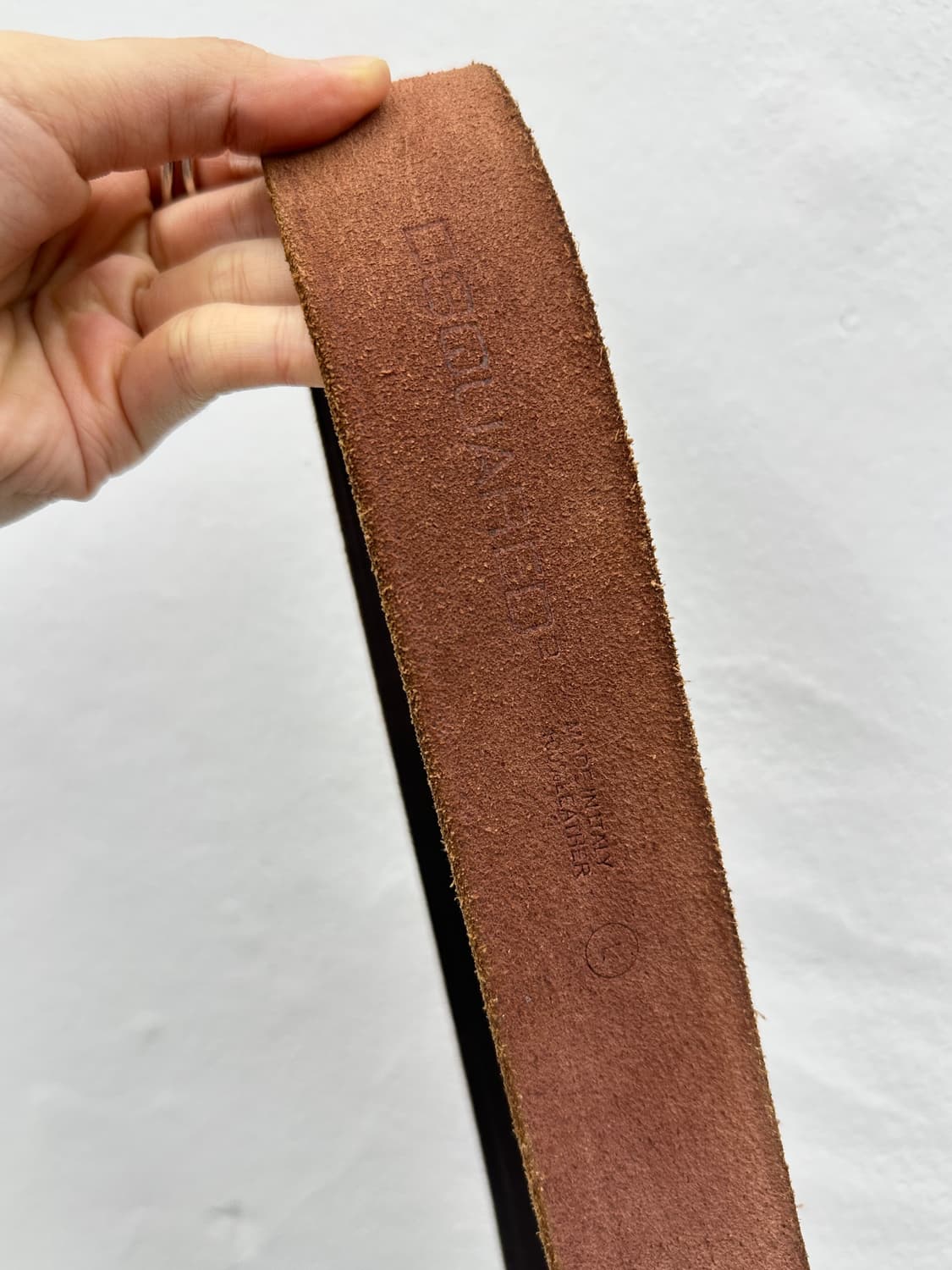 00s DSQUARED2 big buckle leather belt 상품이미지6