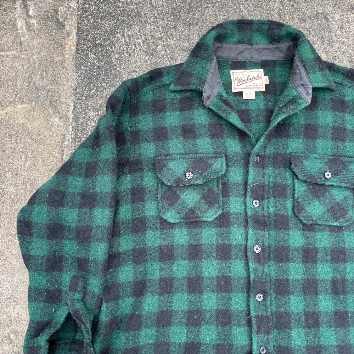 [M~L] Woolrich 울리치 체크 울 셔츠 상품이미지3