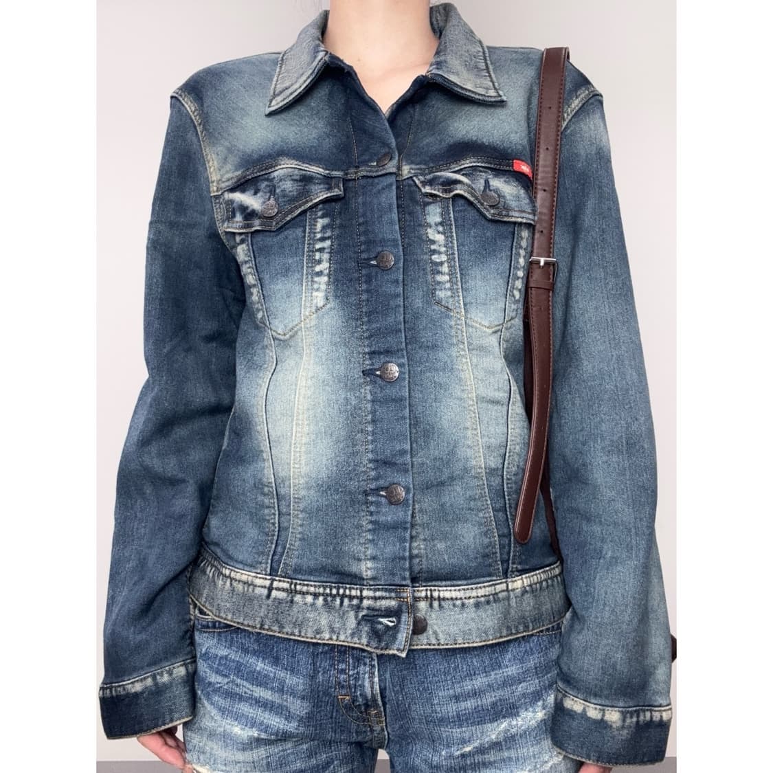 빈티지 데님 청자켓 상품이미지1