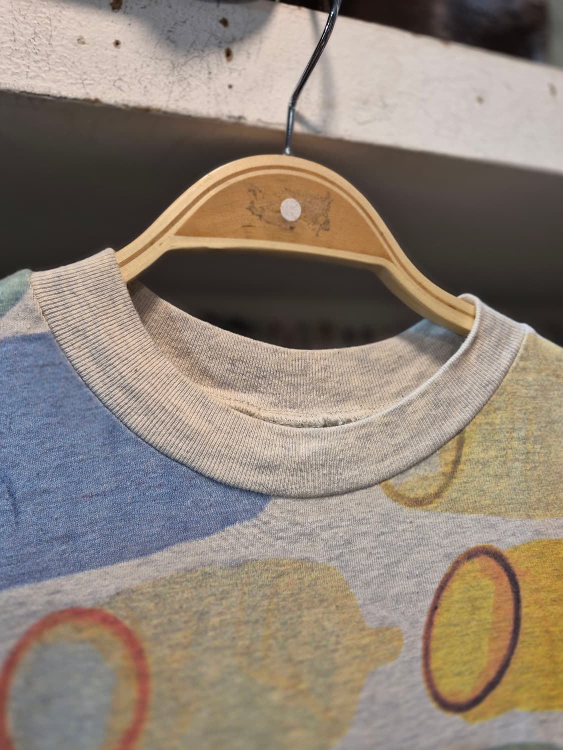 90's베네통 콘돔아트T셔츠 상품이미지3