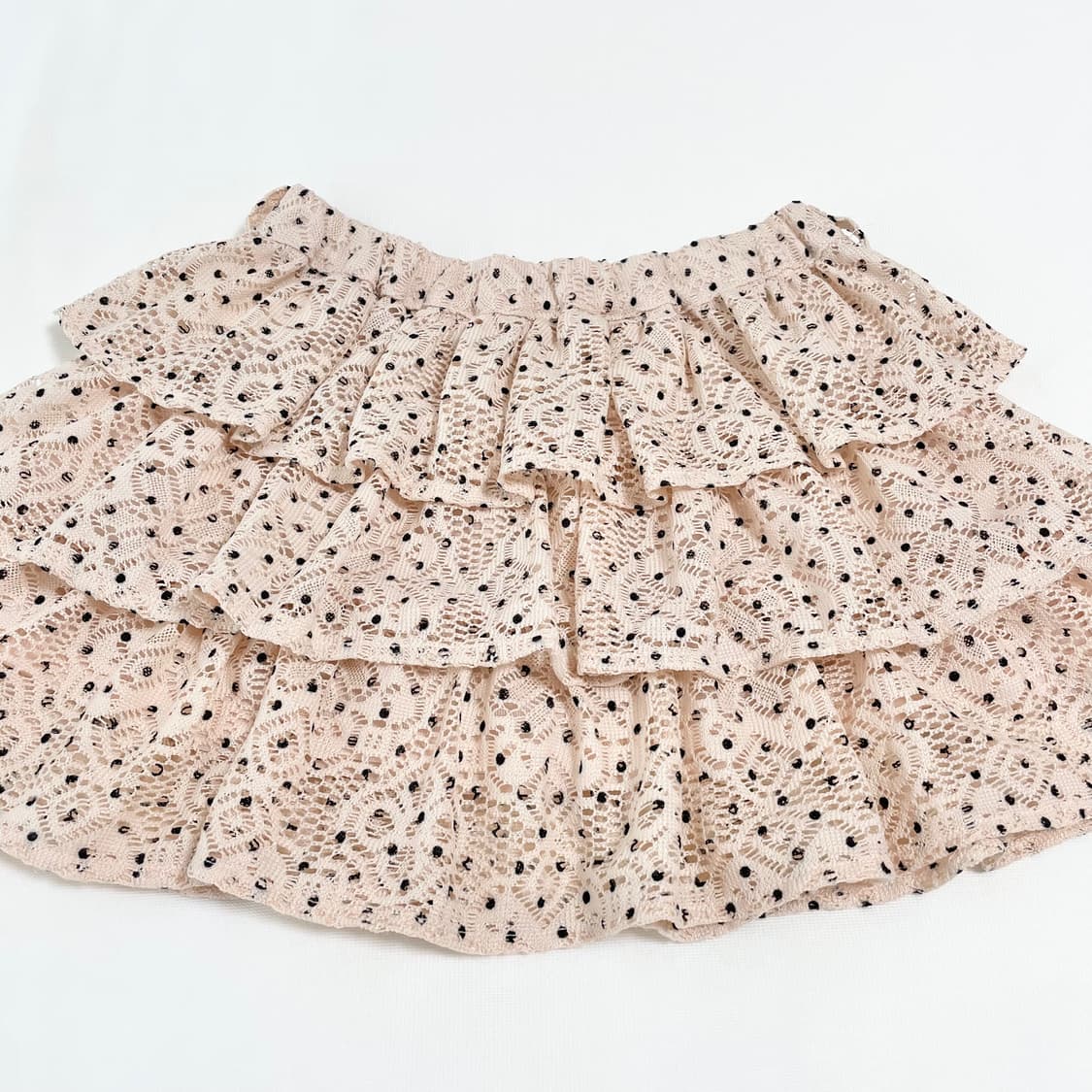 일본빈티지 도트 캉캉 히메갸루스커트히메카지 코지 러블리갸루 땡땡이스커트 상품이미지2