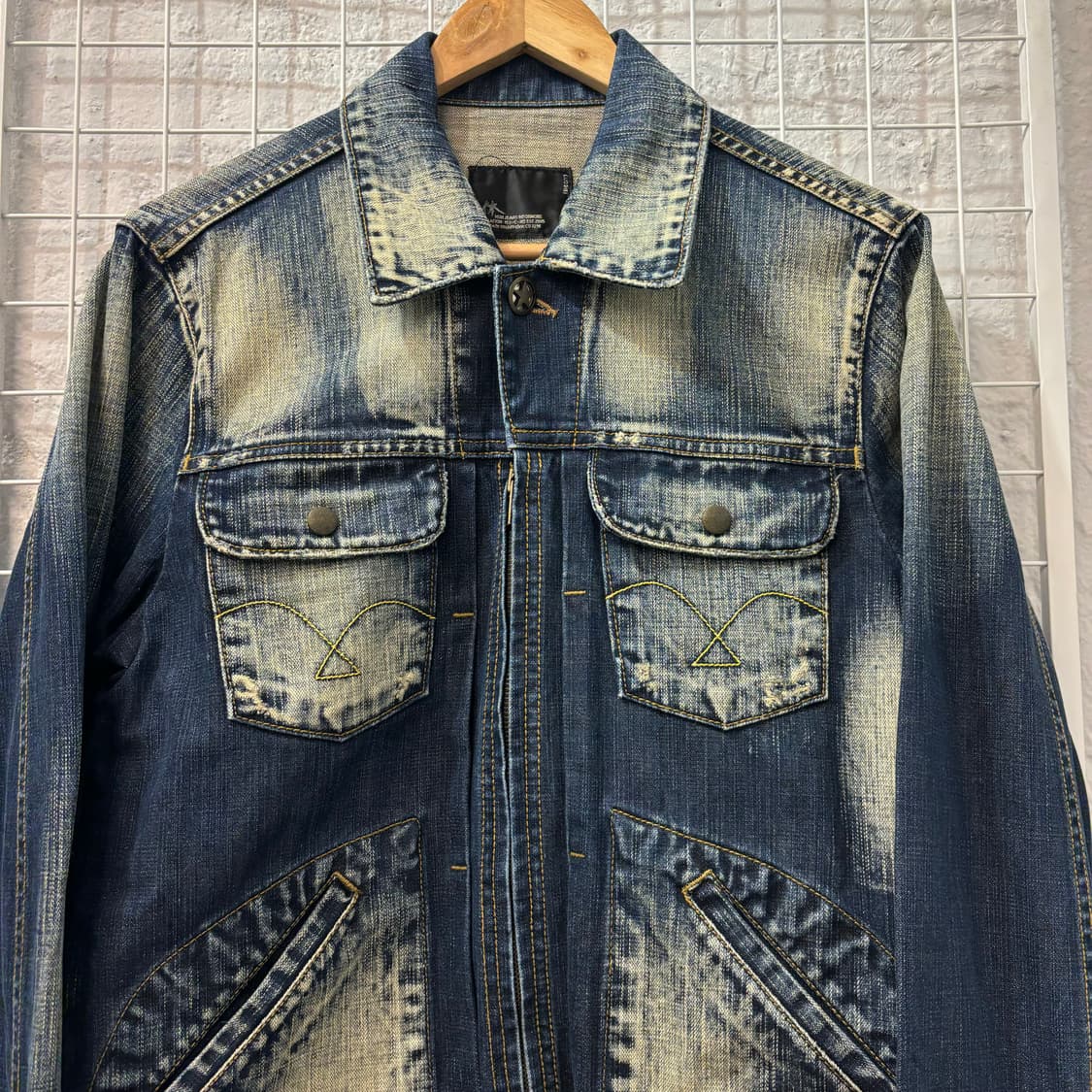 VTG 빈티지 데님 워싱 자켓 L 상품이미지3