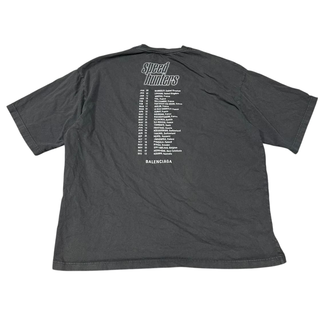 ✨ (바배) 발렌시아가 18FW 스피드헌터 OG 반팔티 상품이미지2