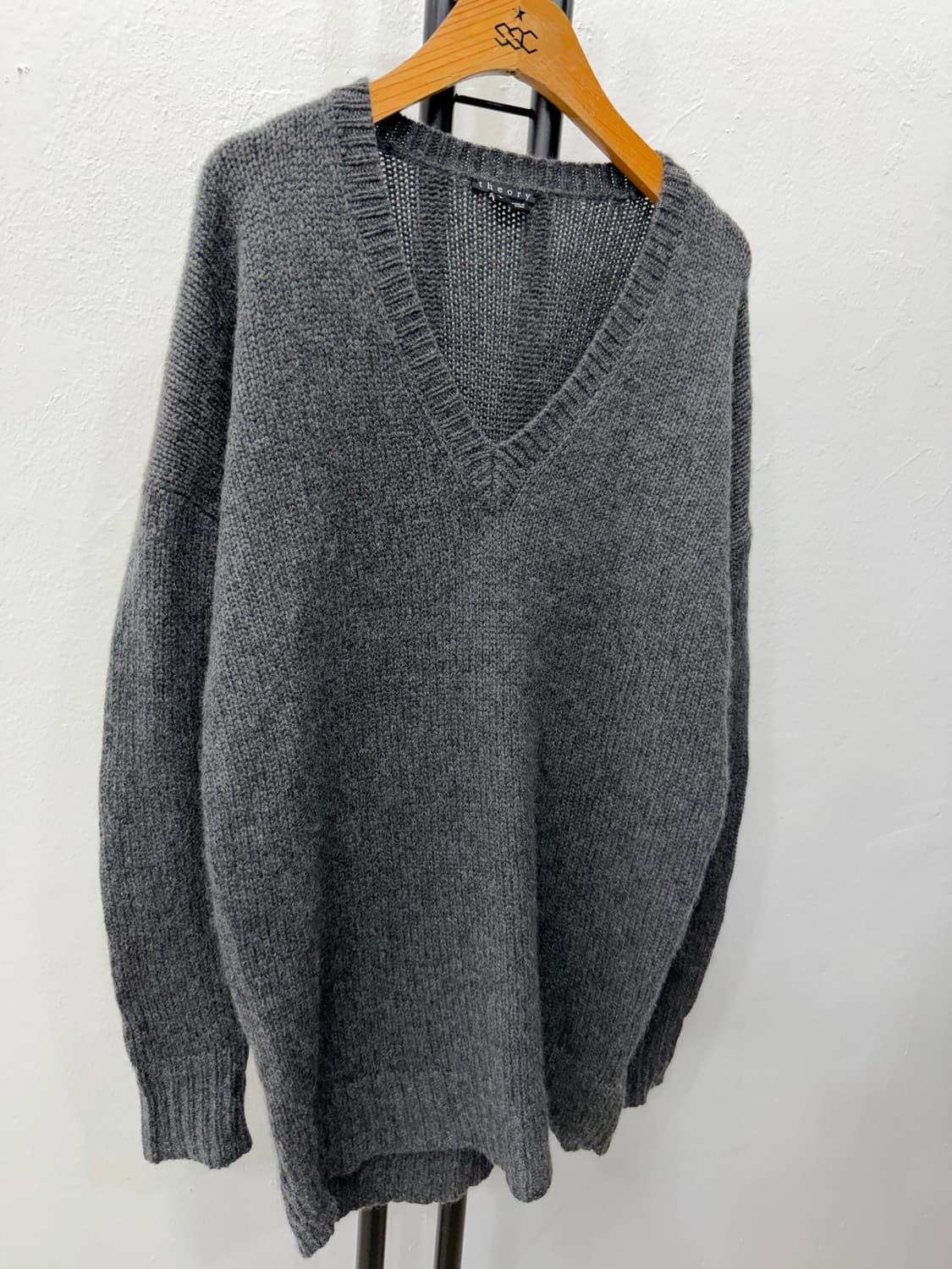 정품) Theory 띠어리 캐시미어100 롱니트 S 상품이미지2