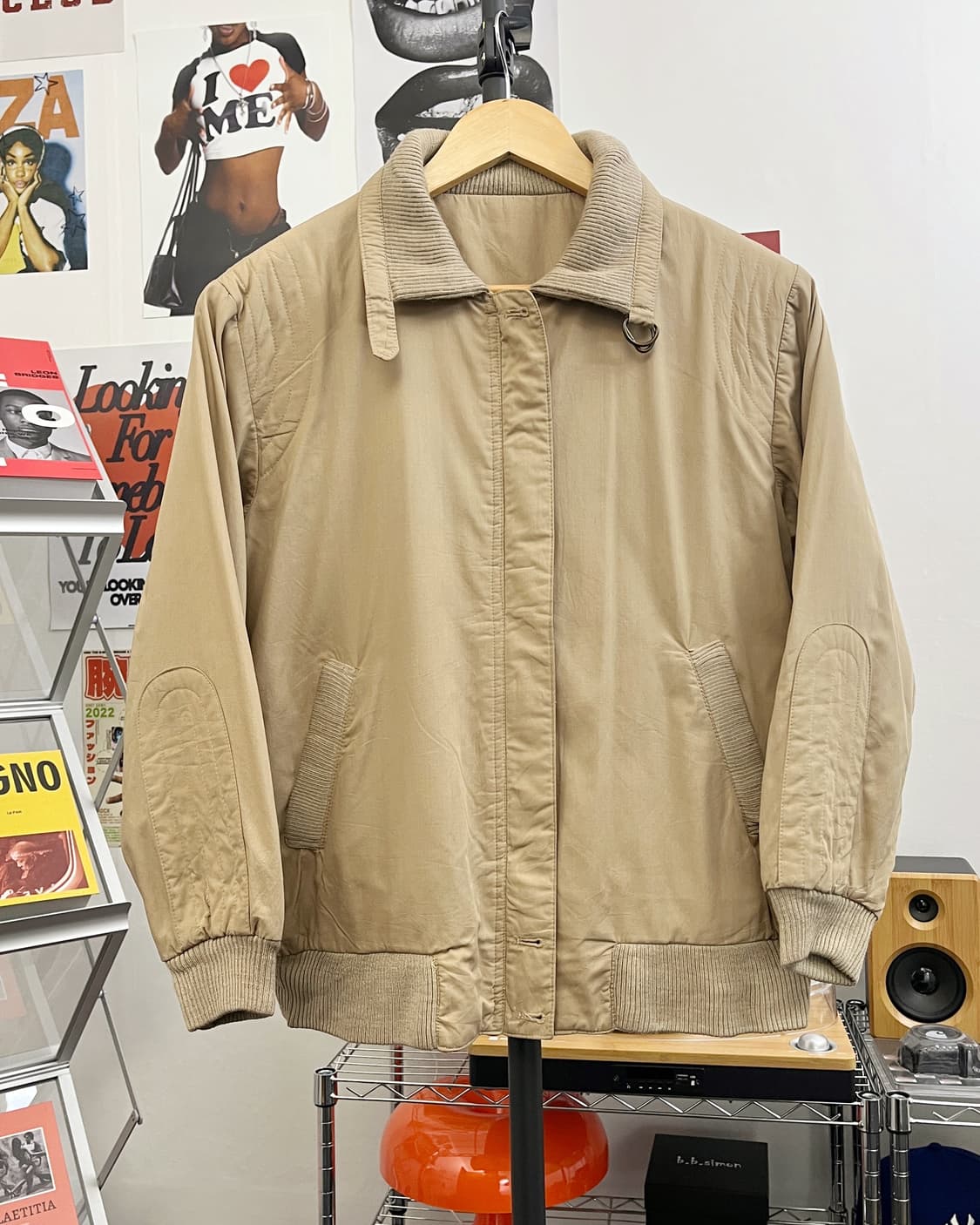 올드 빈티지 리버시블 코튼 블루종 자켓 상품이미지7