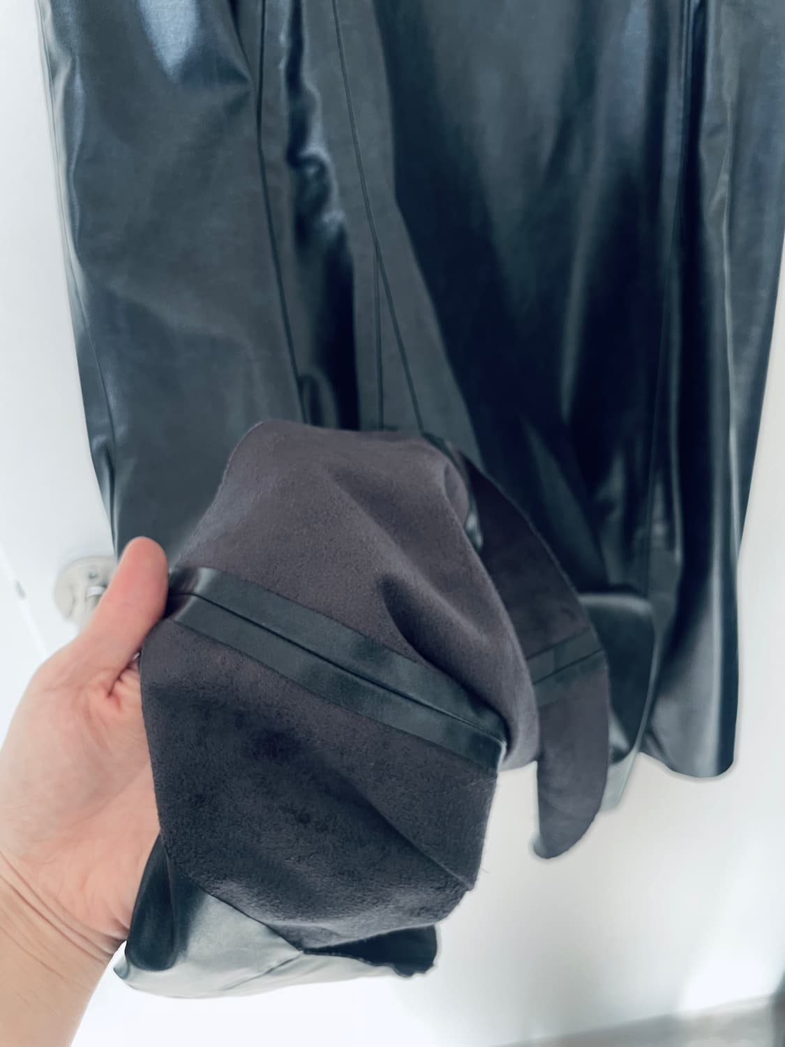 ZARA 벨트 레더 스커트 M 상품이미지6