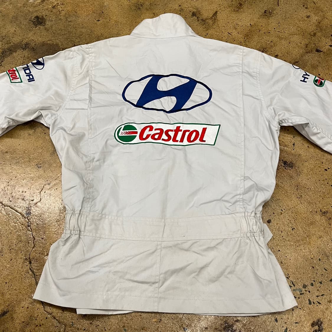 [ 정품/L ] Castrol 현대 빈티지 레이싱 자켓 b16 상품이미지4