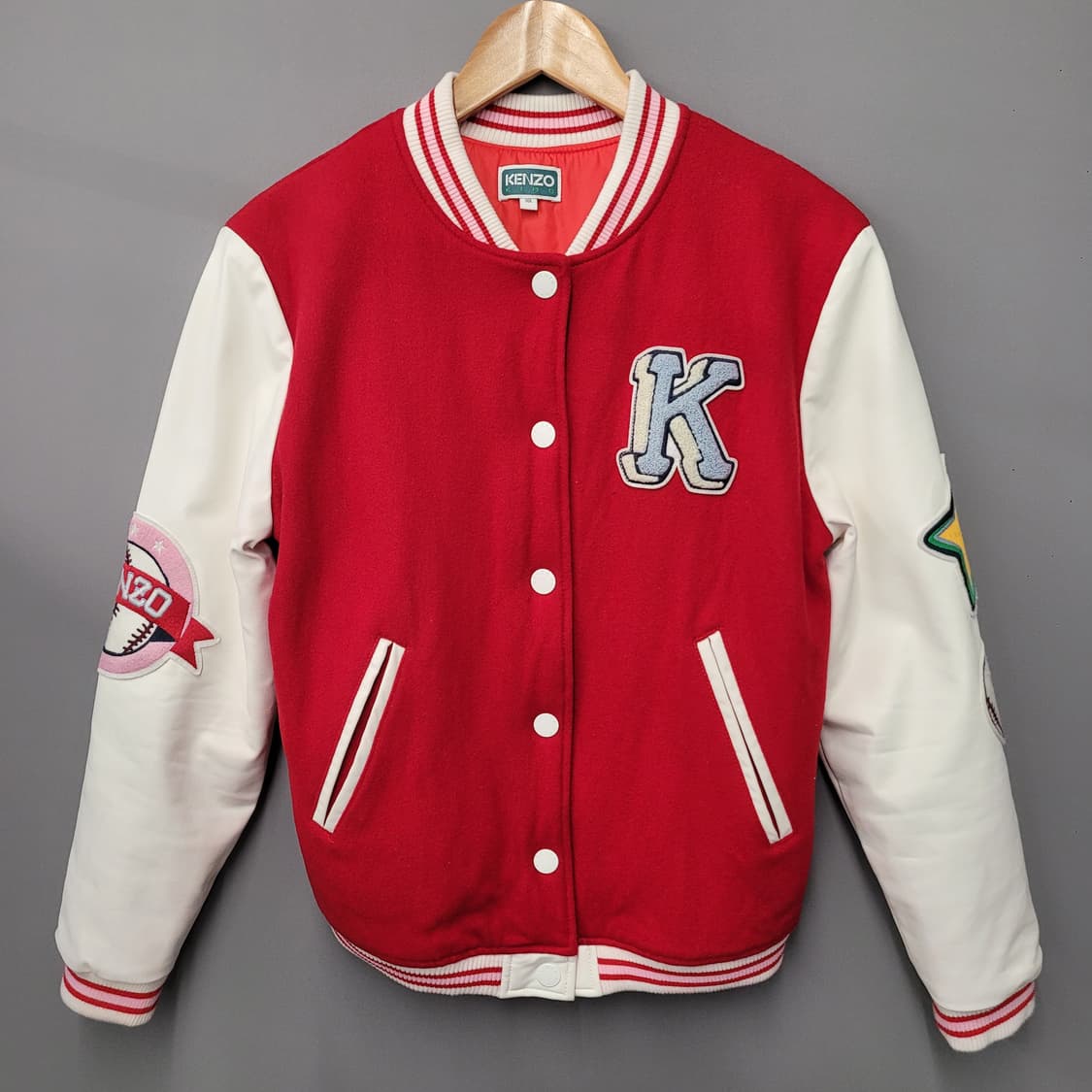 Kenzo kids 겐조 키즈 패치 디테일 봄버 자켓 상품이미지1