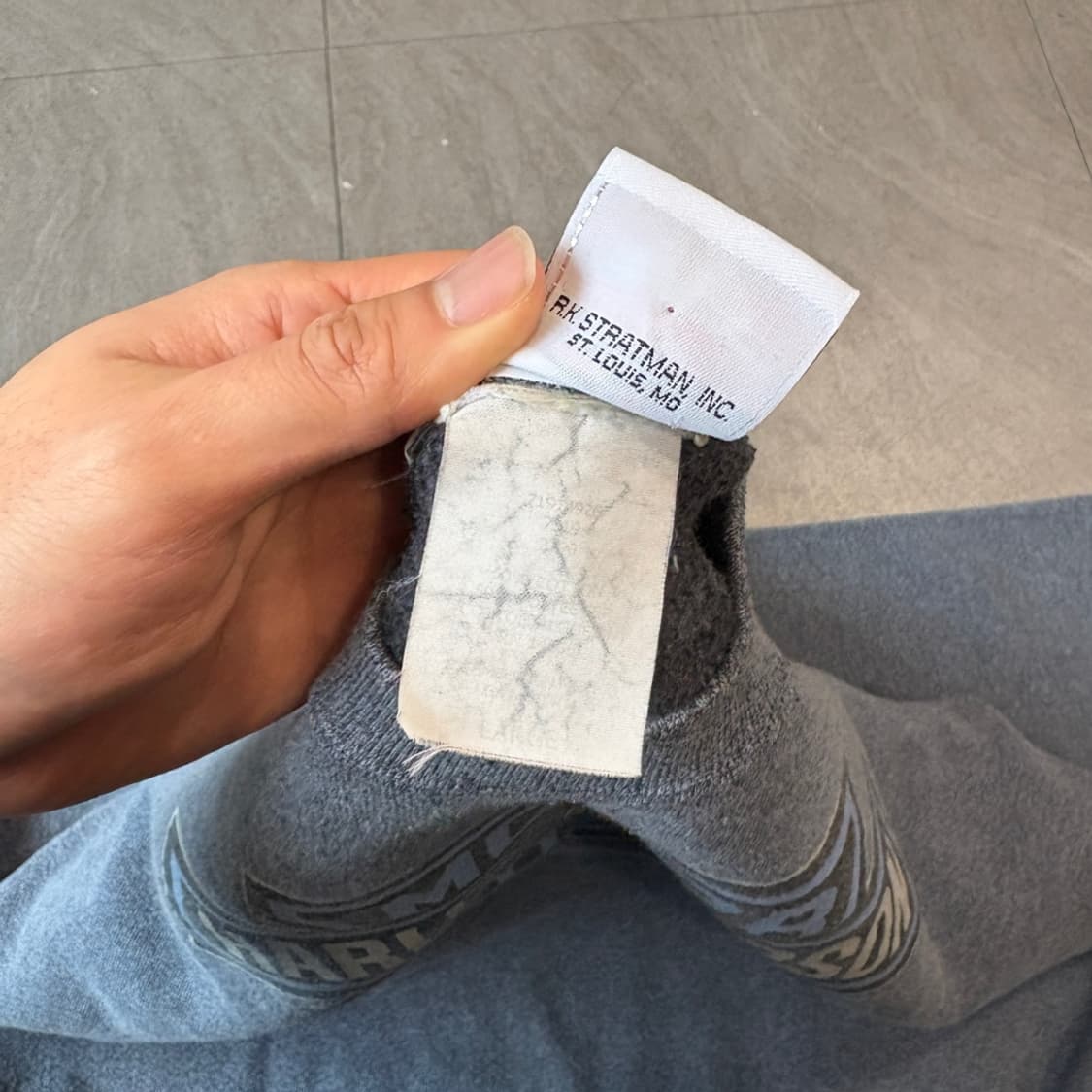 00년대 생산 할리 데이비슨 스카이블루 스웻셔츠 맨투맨 상품이미지7