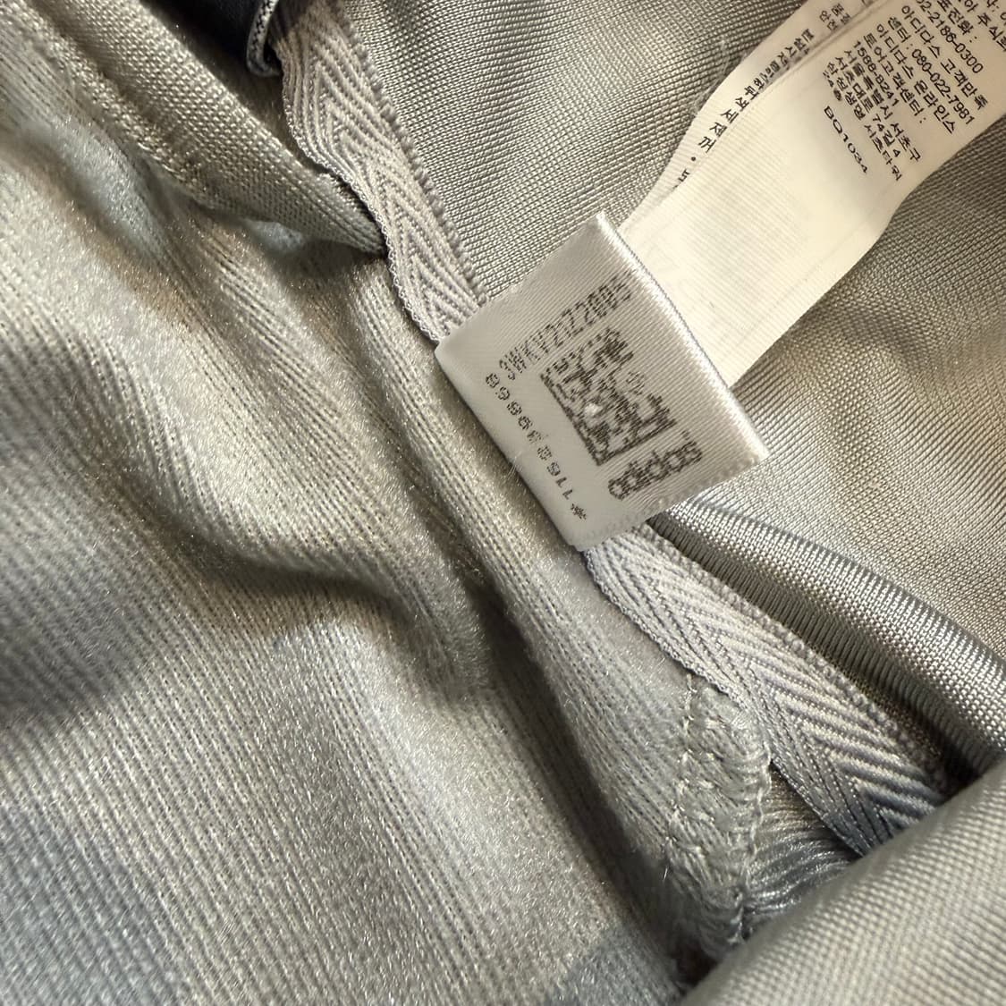 아디다스 그레이 네이비 후드 져지  상품이미지5