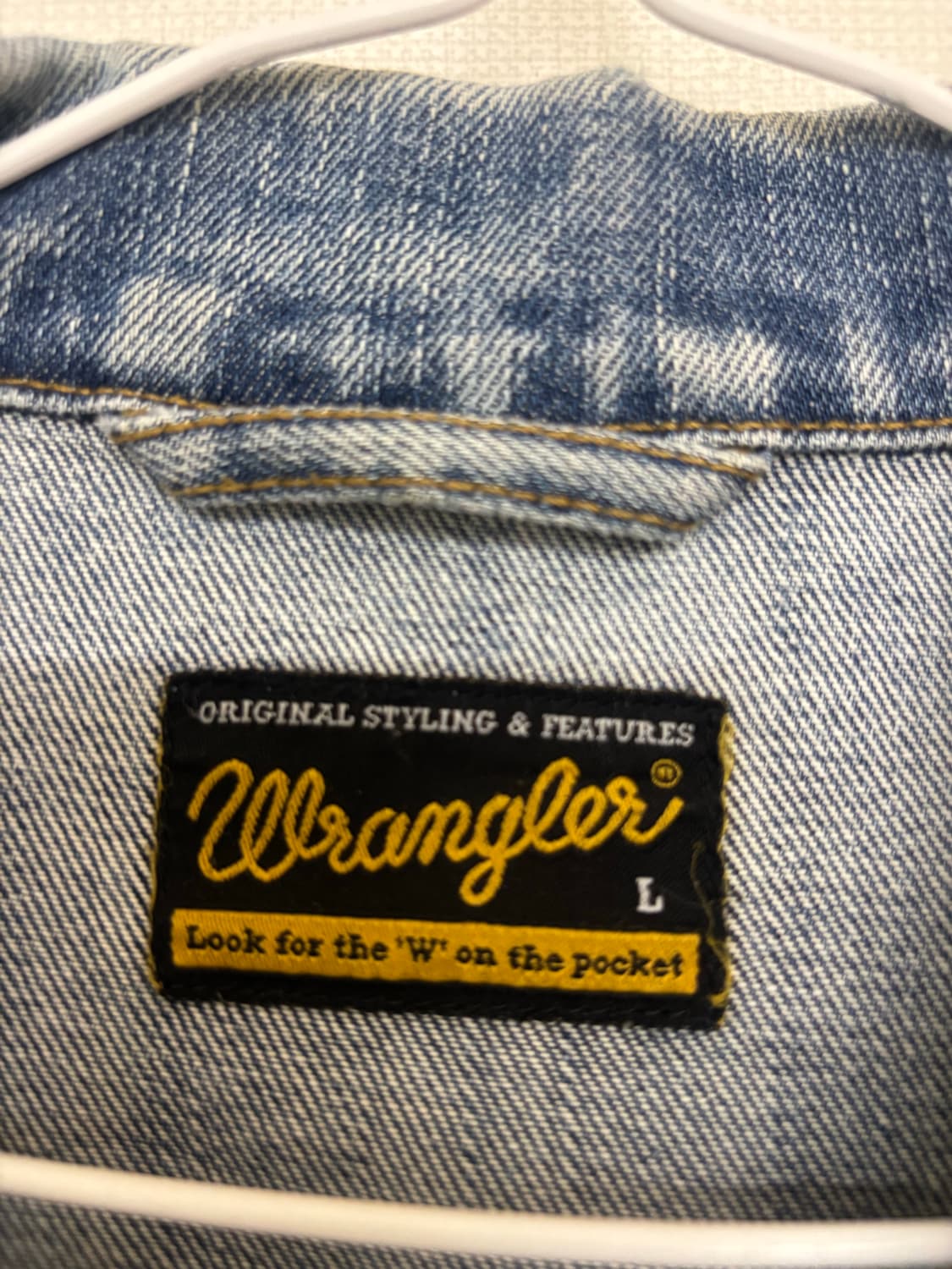 랭글러 데님자켓 청자켓 L 상품이미지3