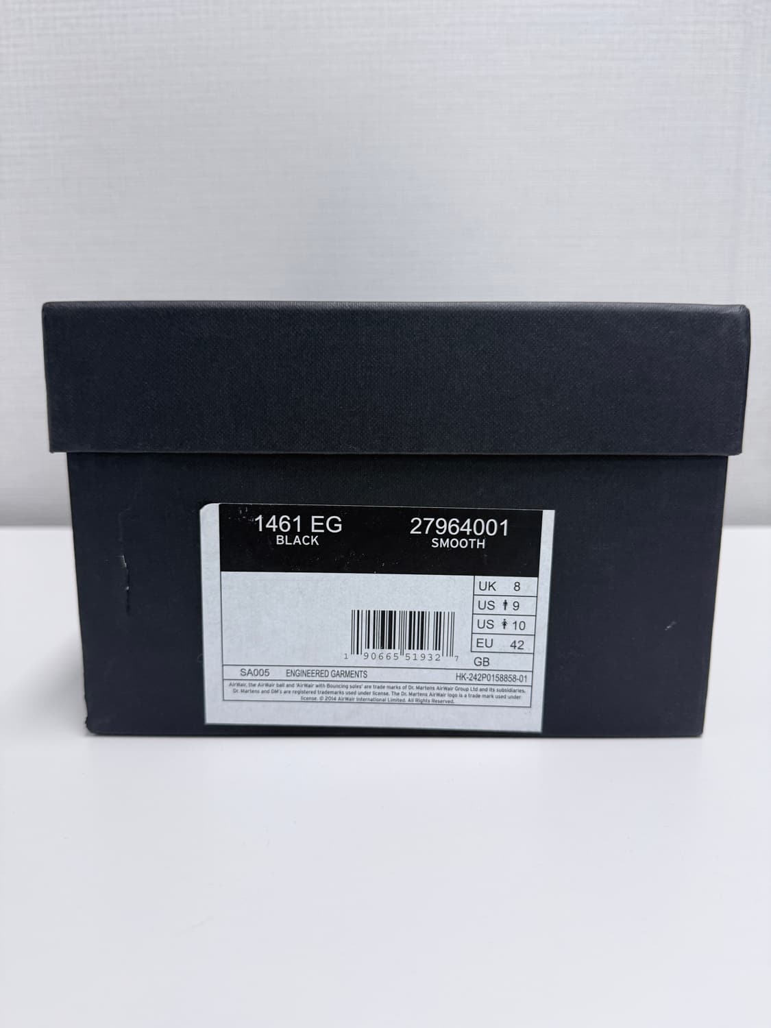 [270] 닥터마틴 엔지니어드가먼츠 1461 블랙 스무스 상품이미지3