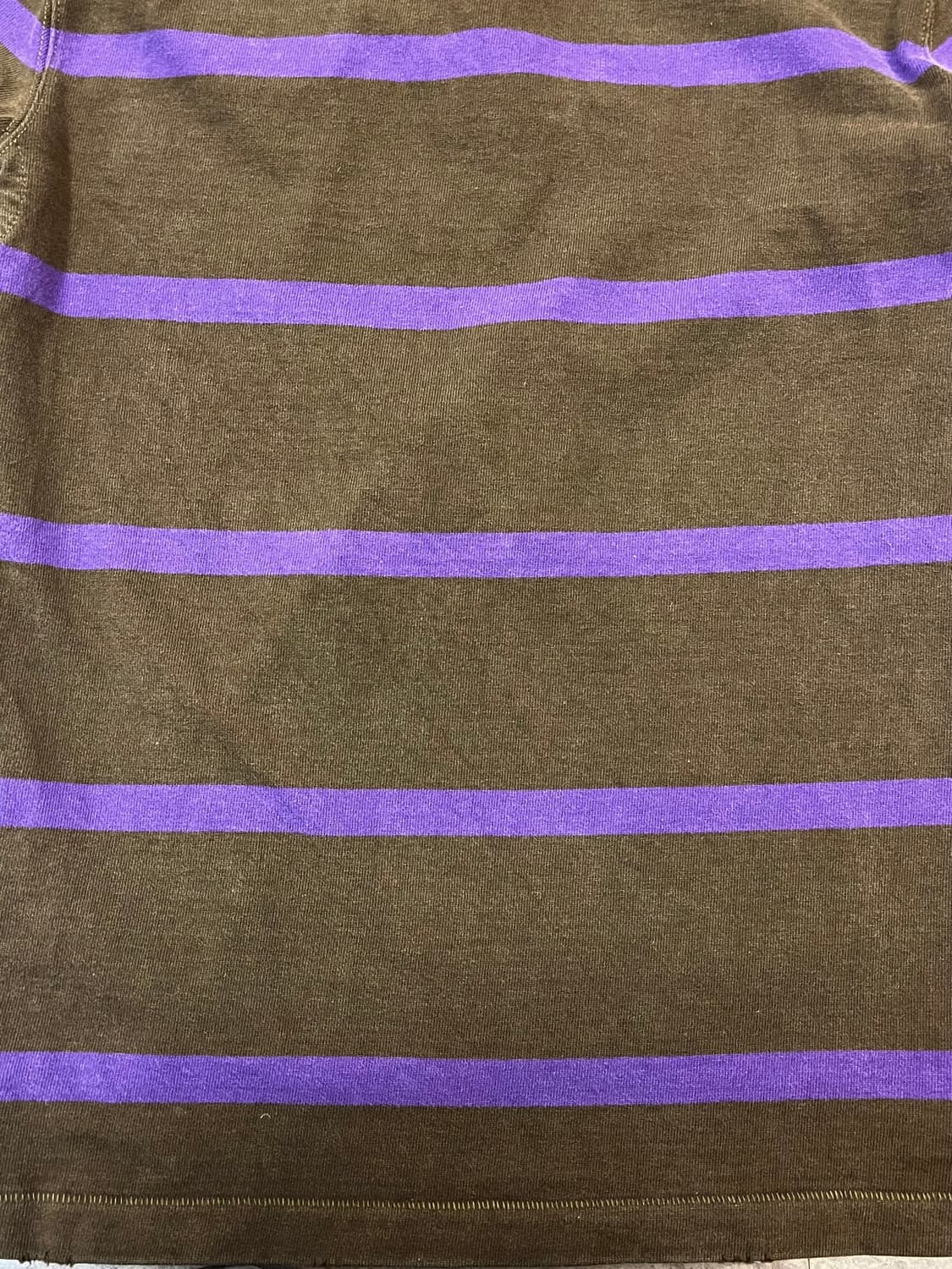 랄프로렌 스트라이프 럭비티 브라운 S #csz1751 상품이미지5