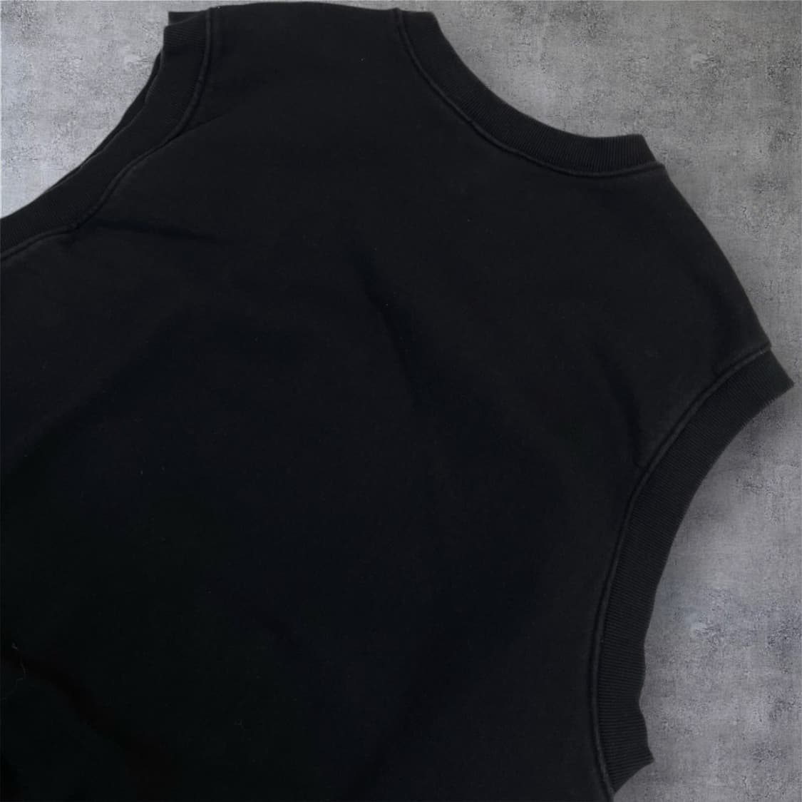 스투시 Stussy 블랙 베이직 로고 컷오프 스웻셔츠 민소매 맨투맨 XL 상품이미지7