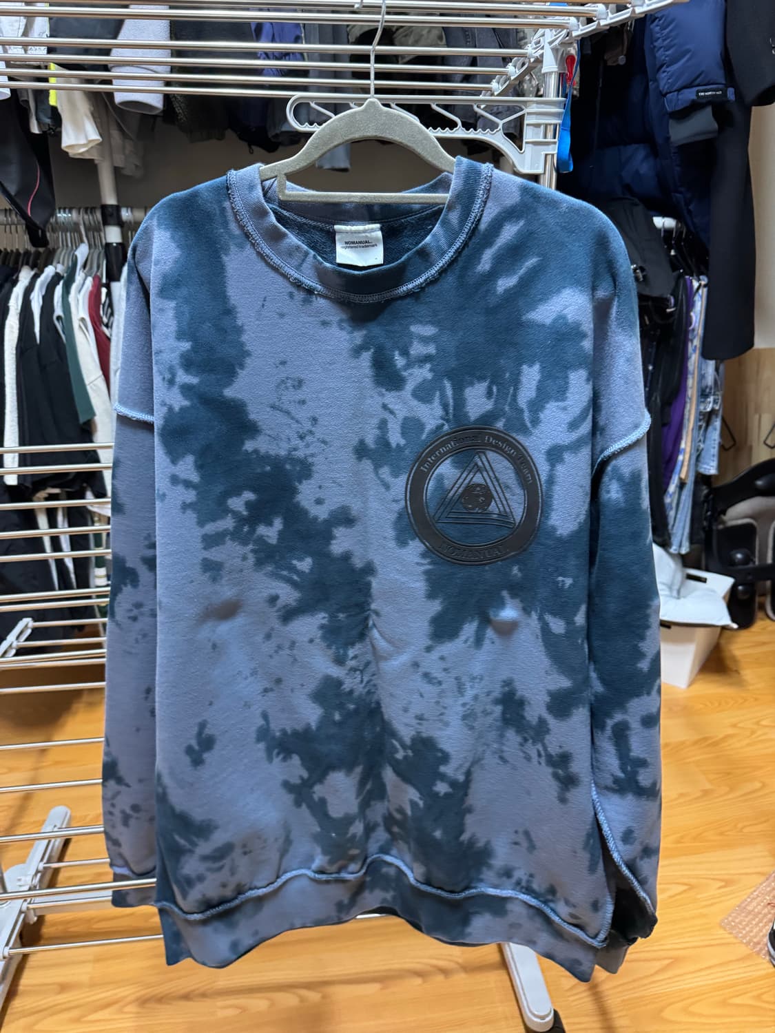 노메뉴얼 타이다이 맨투맨 xl 상품이미지1