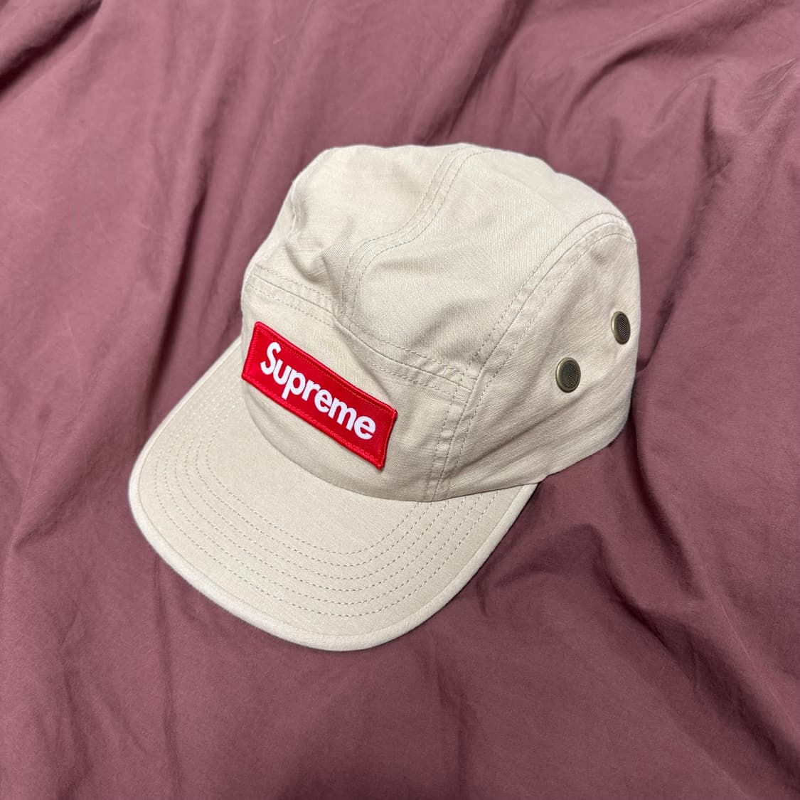 슈프림 밀리터리 캠프캡 탄 - 25SS 모자 상품이미지1