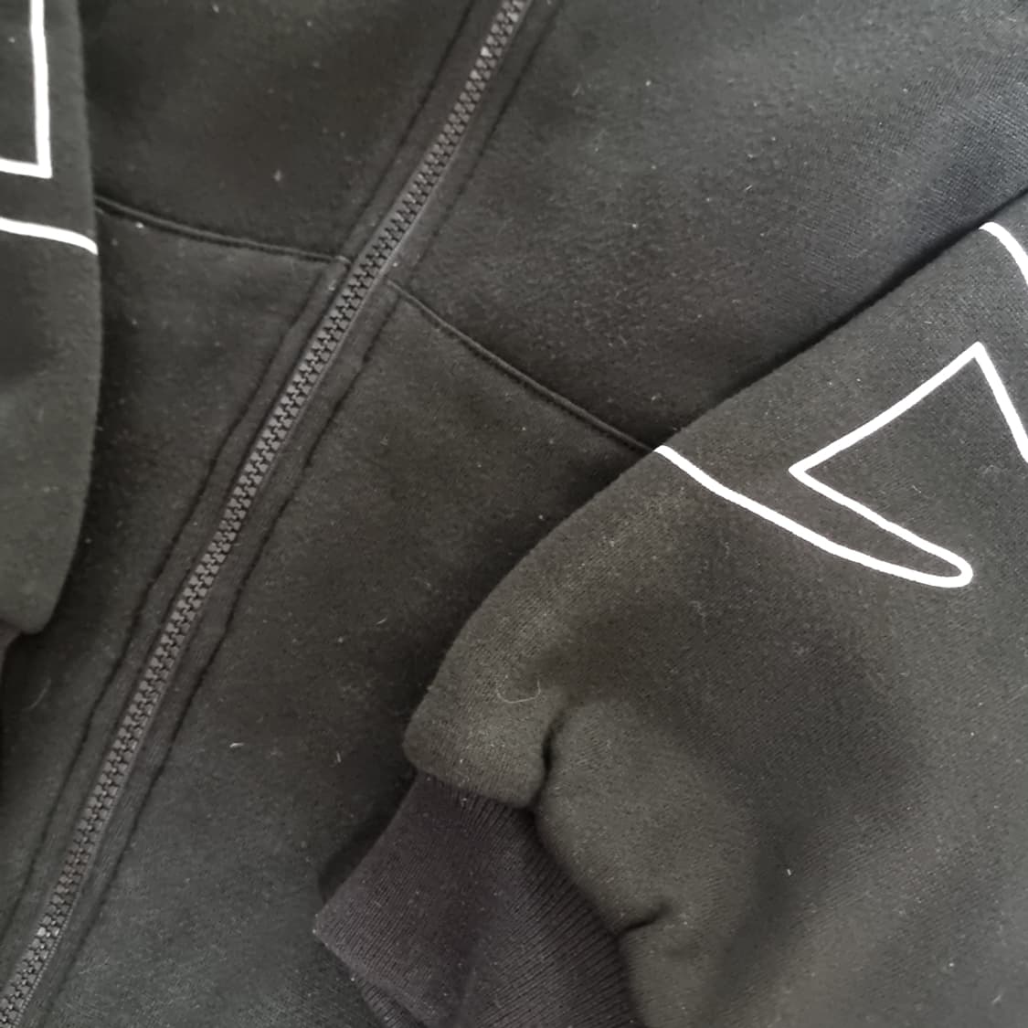 일본제 빈티지 챔피온usa 후드 롱 집업 블랙(100-105) 상품이미지3