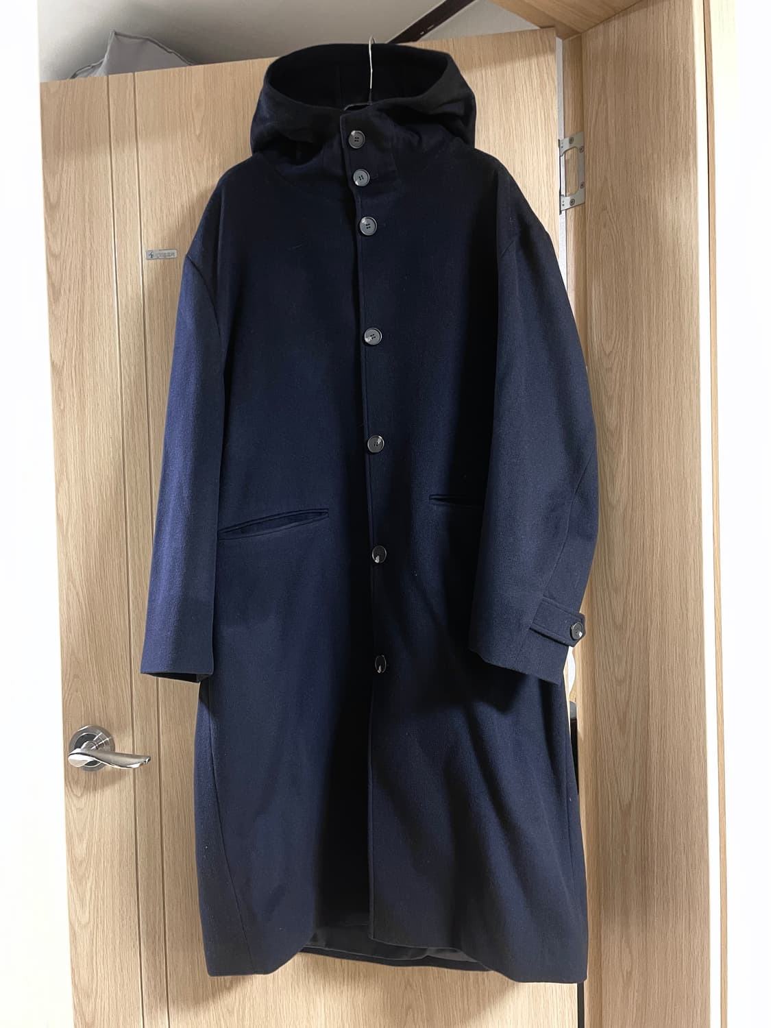 해칭룸 후디드코트 다크네이비 3사이즈 상품이미지7