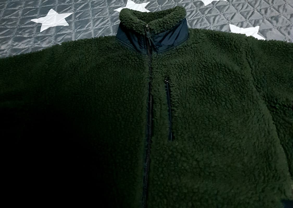 유니클로 윈드블록 후리스 집업자켓 올리브 (S) 상품이미지2