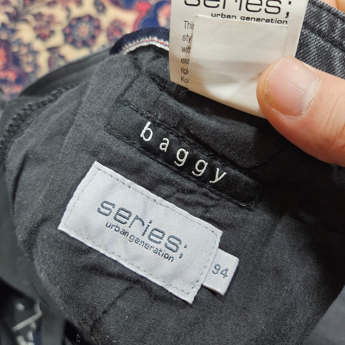 시리즈(Series) 22fw 차콜 워시드 베기 흑청 데님  상품이미지8