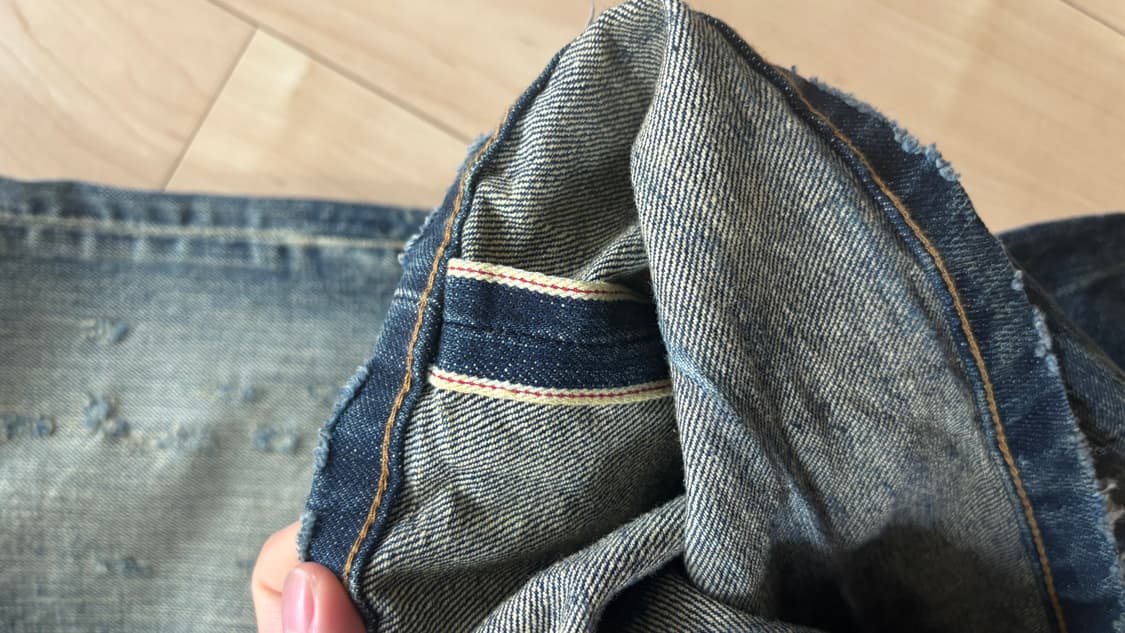 [신품] 노페이스 스튜디오 브로큰 러스트 페이딩 데님 M  상품이미지8