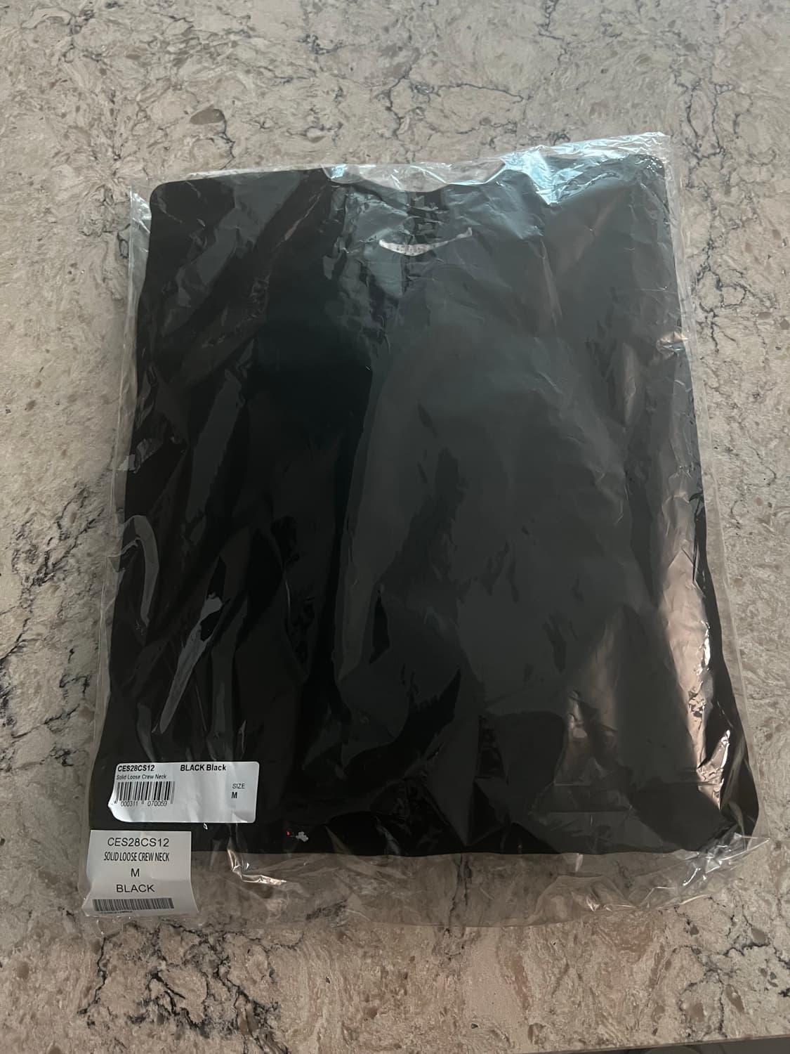 카브엠트 솔리드 루즈 크루넥 블랙 M 상품이미지4