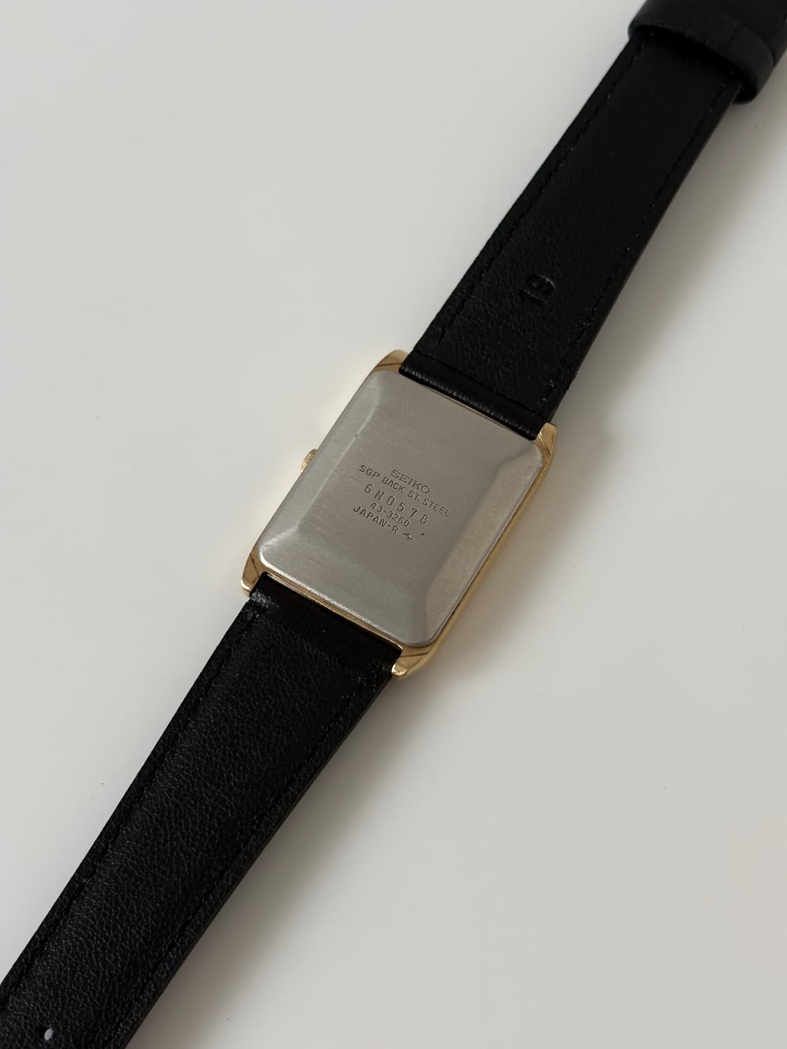 1970s Stripe Dark Navy Dial Tank Quartz 상품이미지7