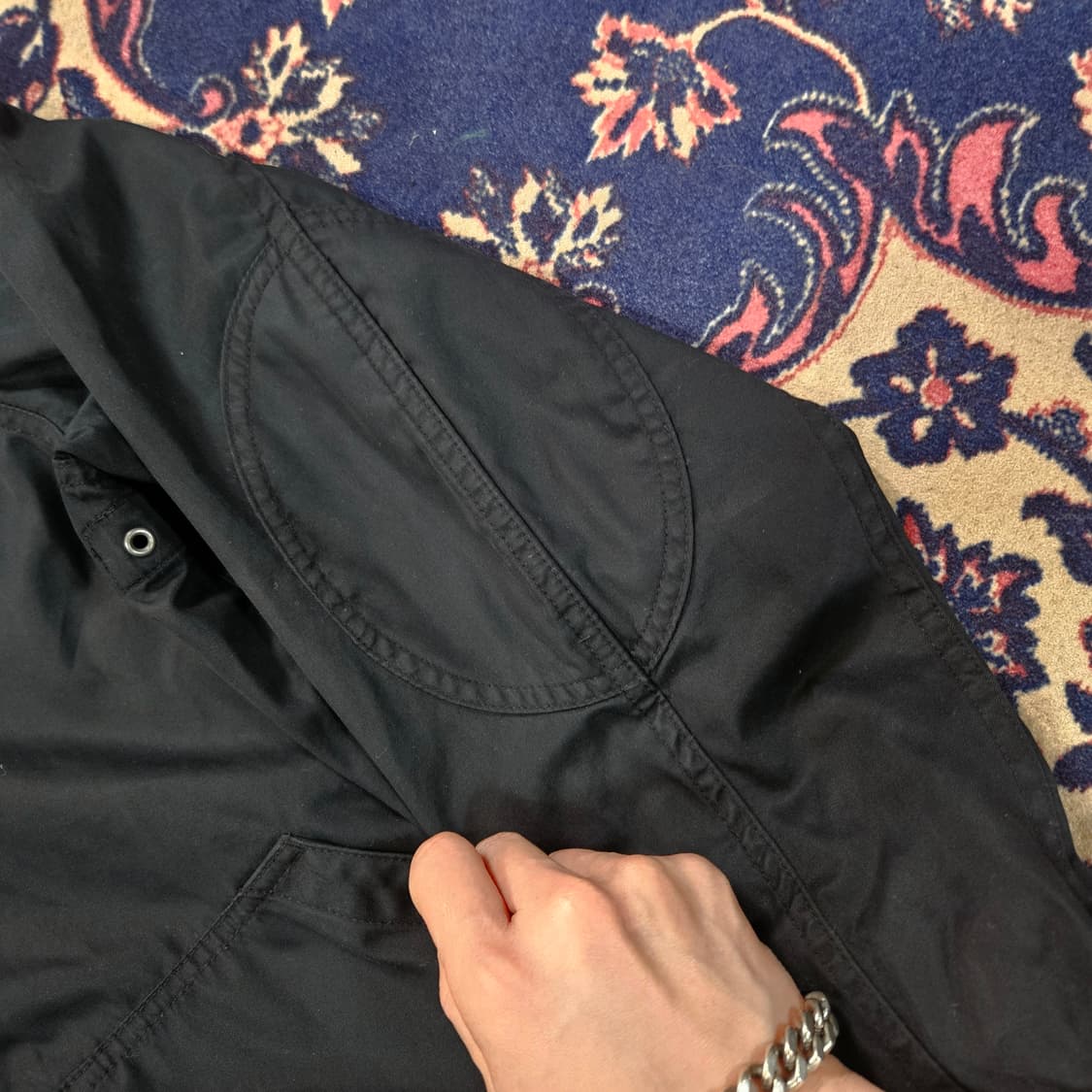 폴로랄프로렌 00's 아카이브 블랙 코튼 투웨이 후드 자켓  상품이미지5