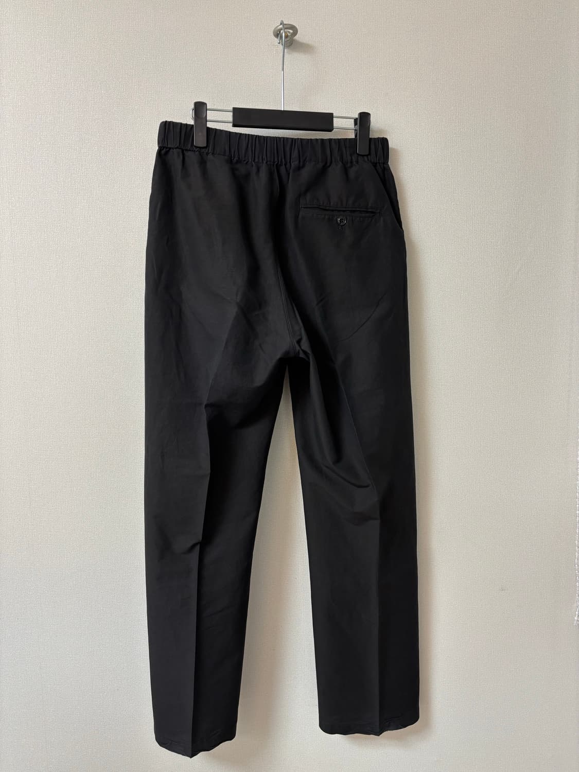 [46] 21SS 르메르 블랙 플리티드 드로우스트링 팬츠 상품이미지2