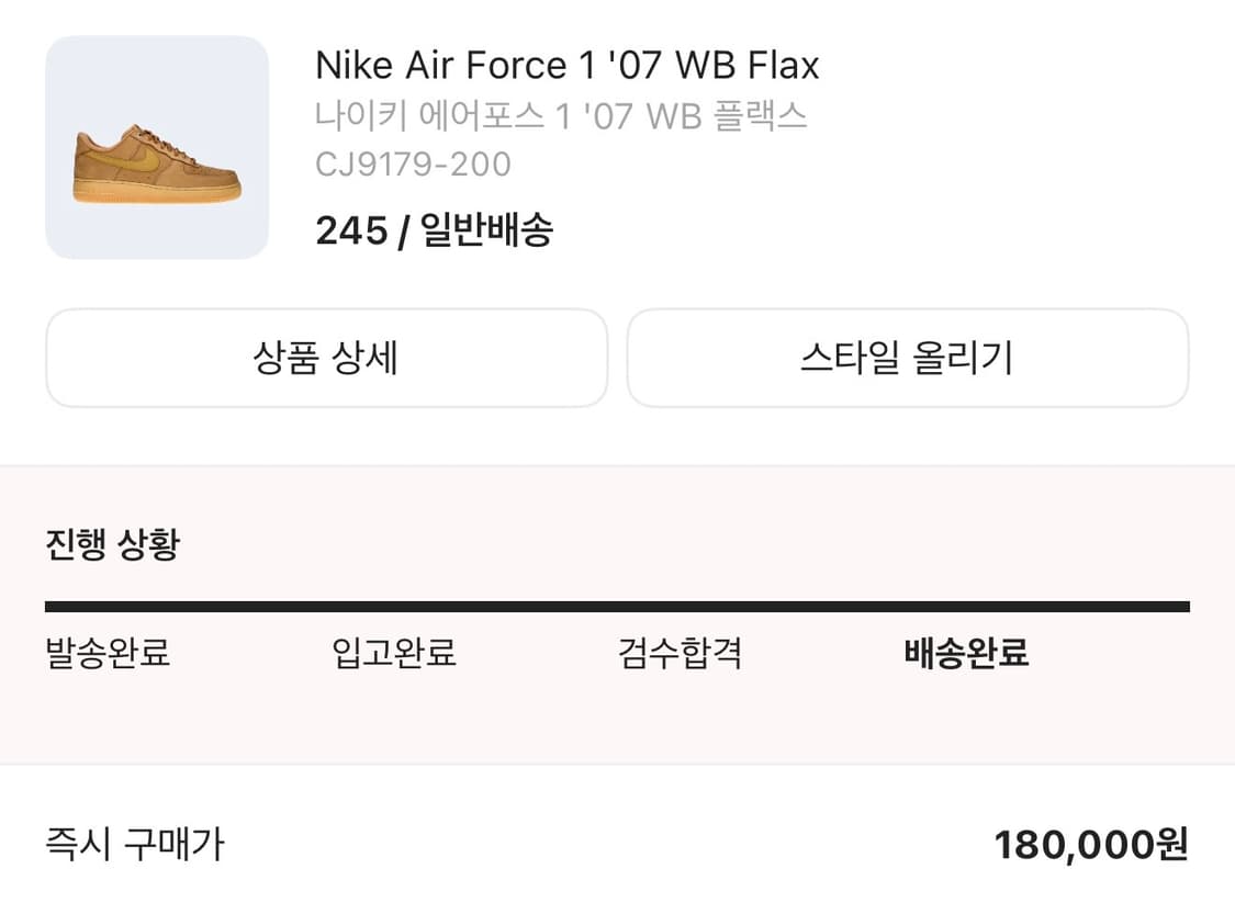 나이키 된장포스 245 상품이미지2