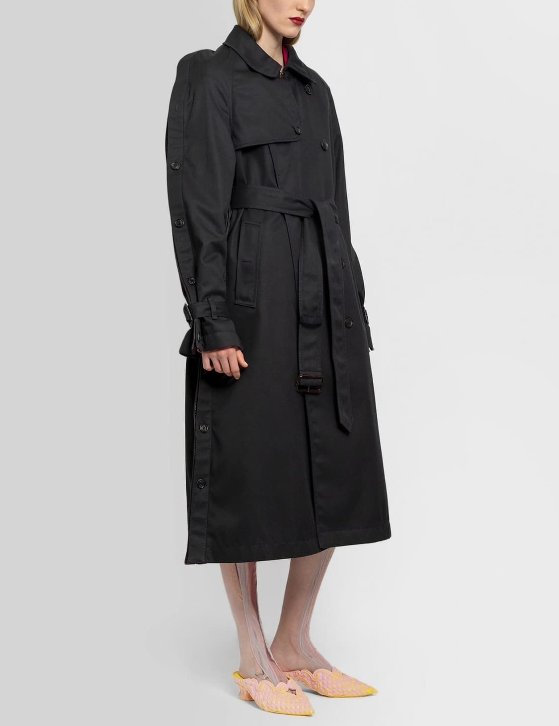 와이 프로젝트 여성 블랙 벨티드 트렌치코트

 상품이미지5