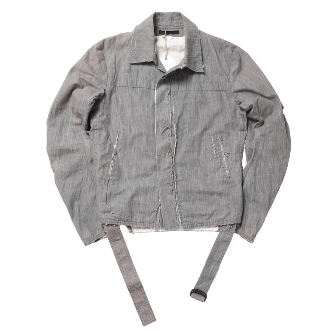 Y's Belted Cotton Wrap Up Jacket    상품이미지2