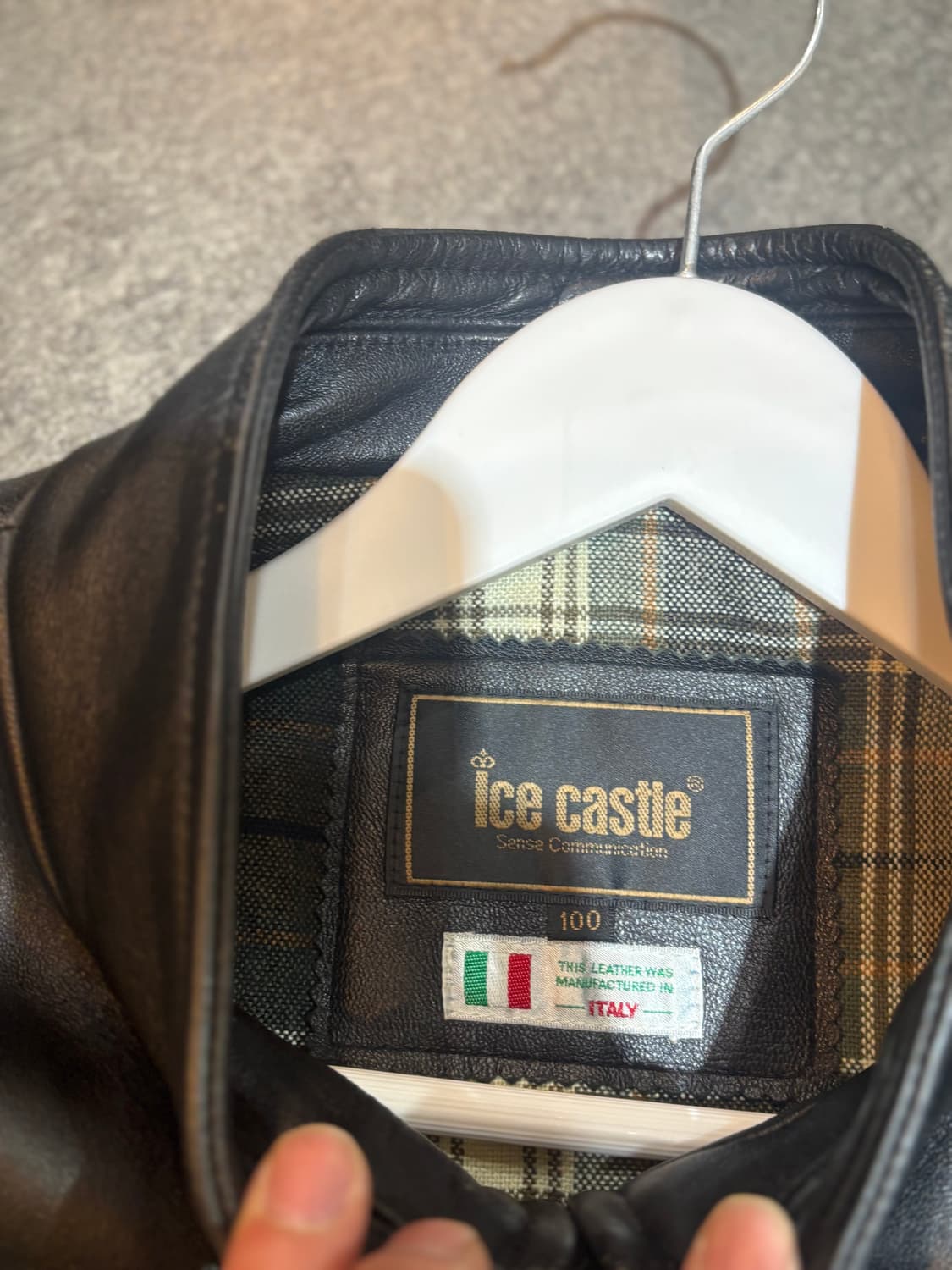 ice castle 아이스캐슬 양가죽 자켓 블랙 100사이즈 상품이미지4