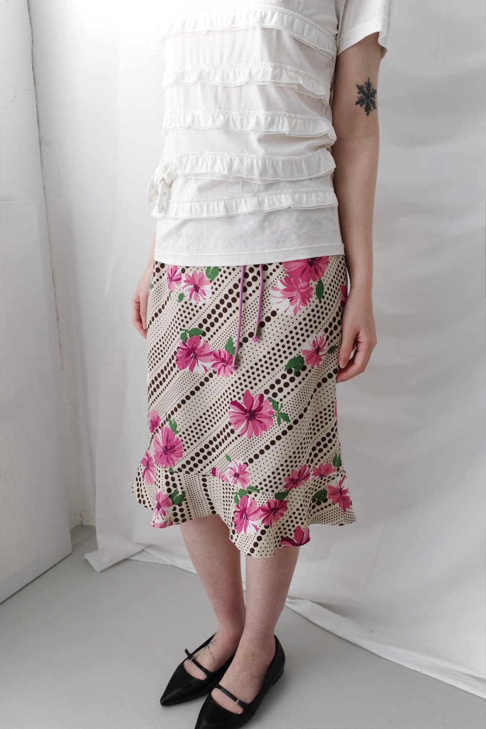 flower dot skirt 상품이미지7