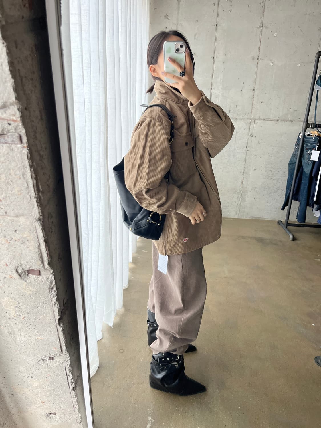 Danton 단톤 코듀로이 자켓 카멜 상품이미지2