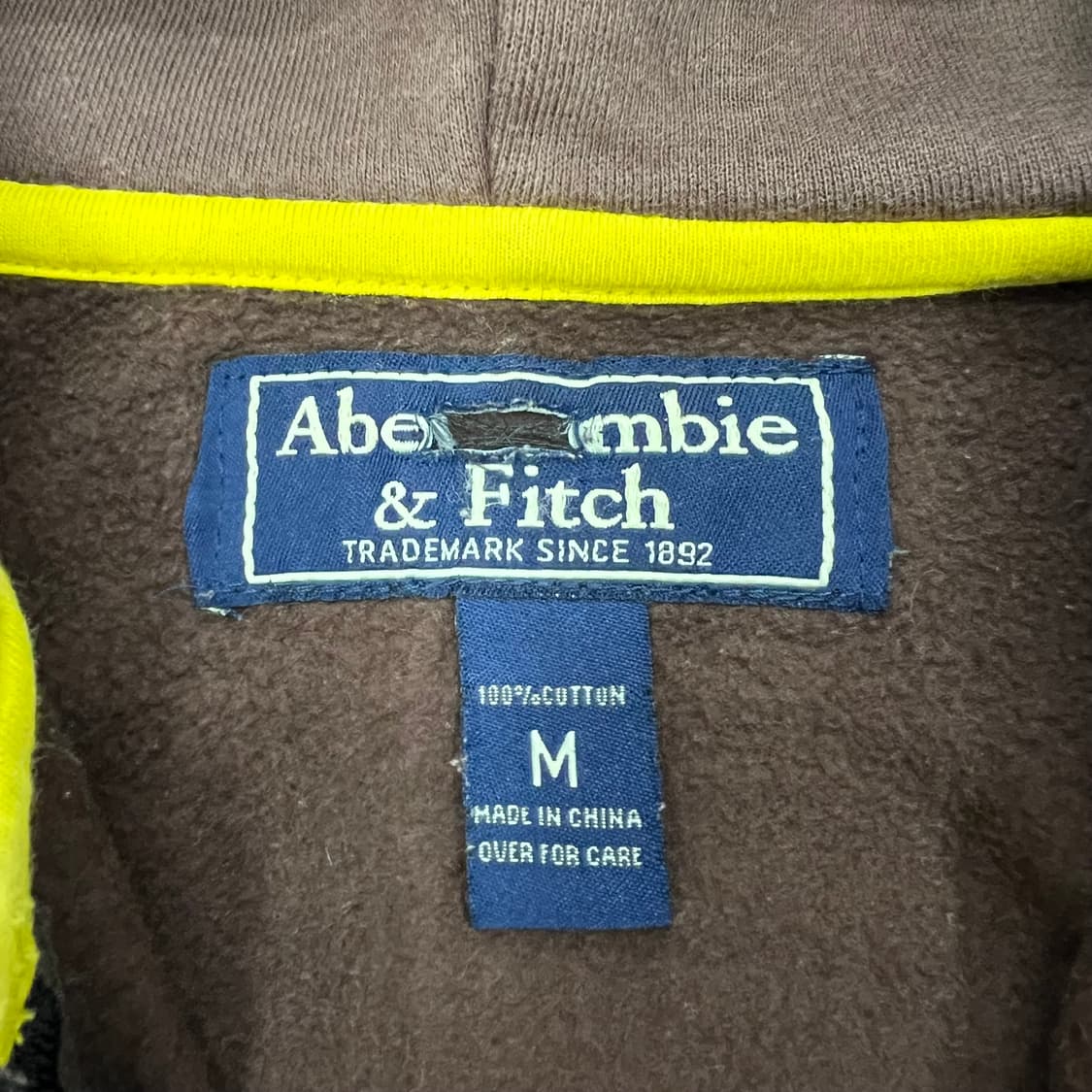 아베크롬비 브라운 후드집업 상품이미지2