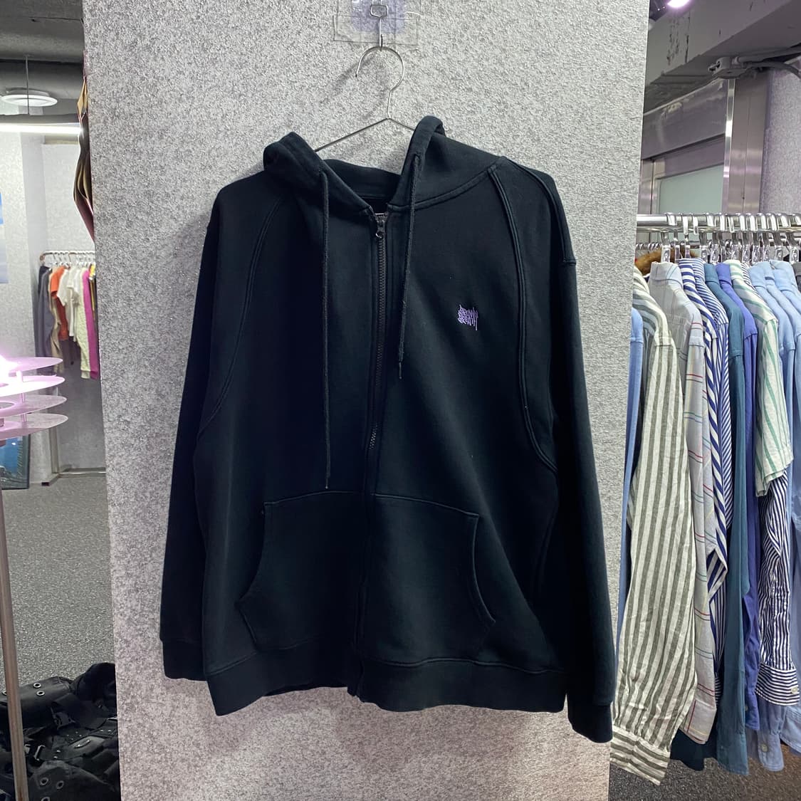 브라운브레스 자수로고 후드집업 B4471 상품이미지2